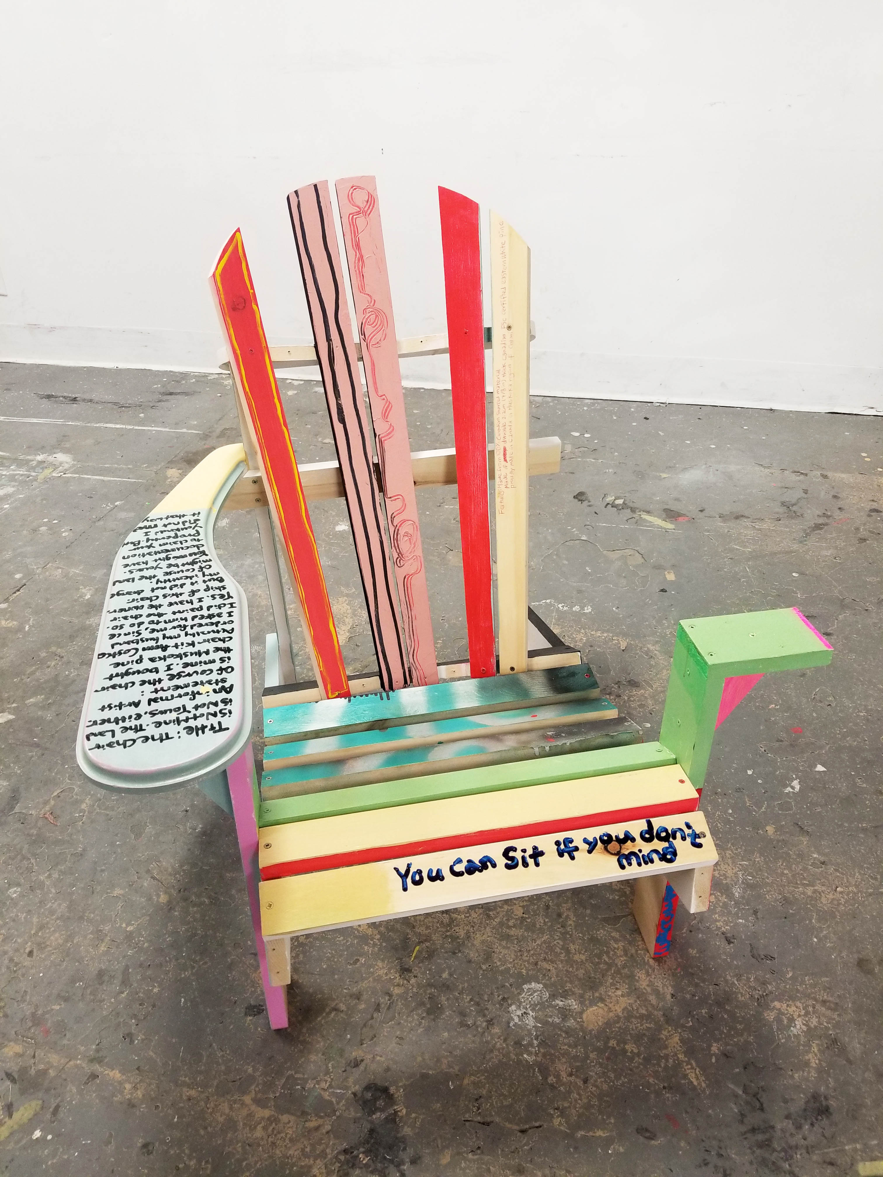 The chair is not mine, the land is not yours either