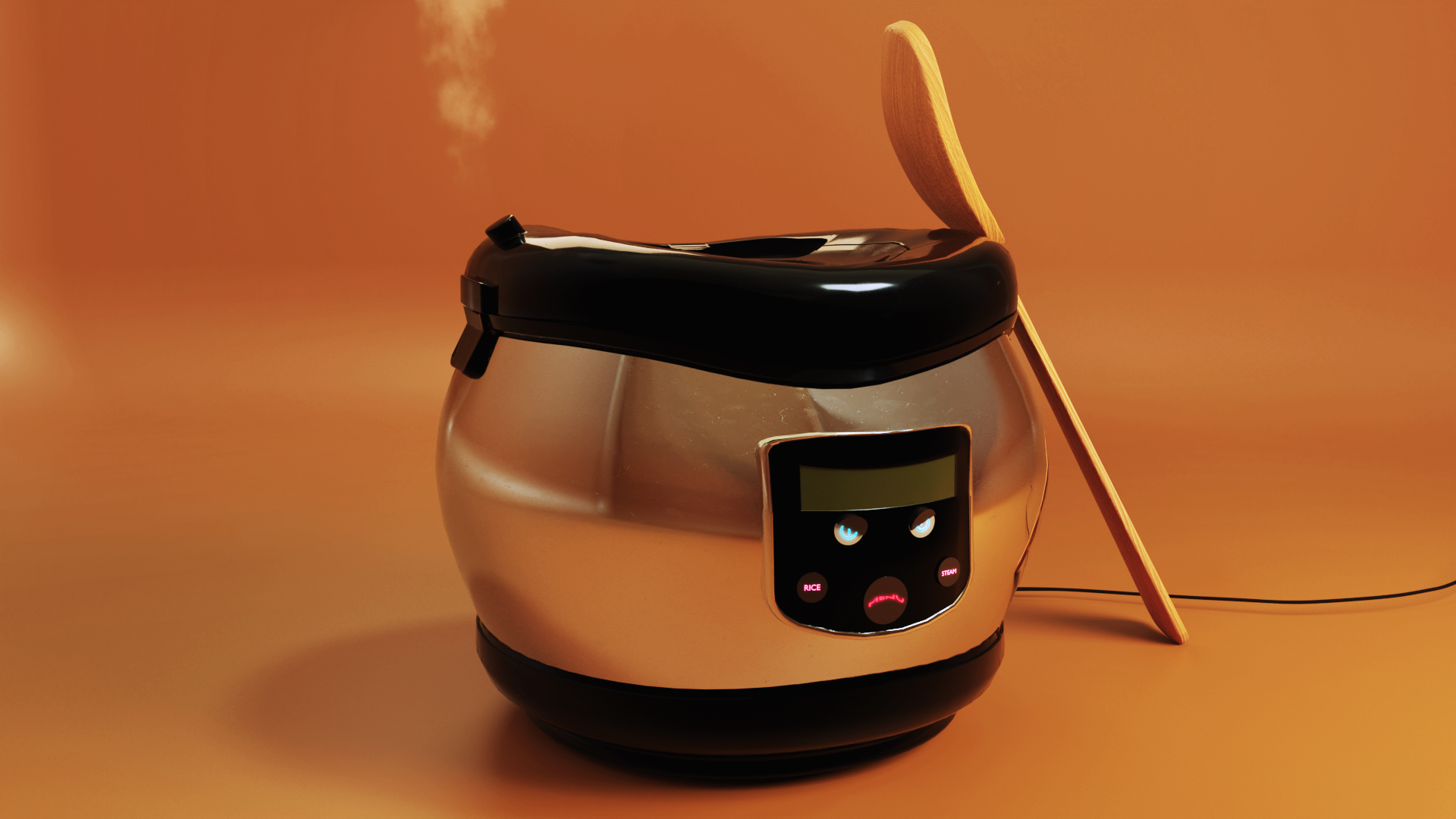 Anthropomorphic Character Design-Mr. Rice Cooker