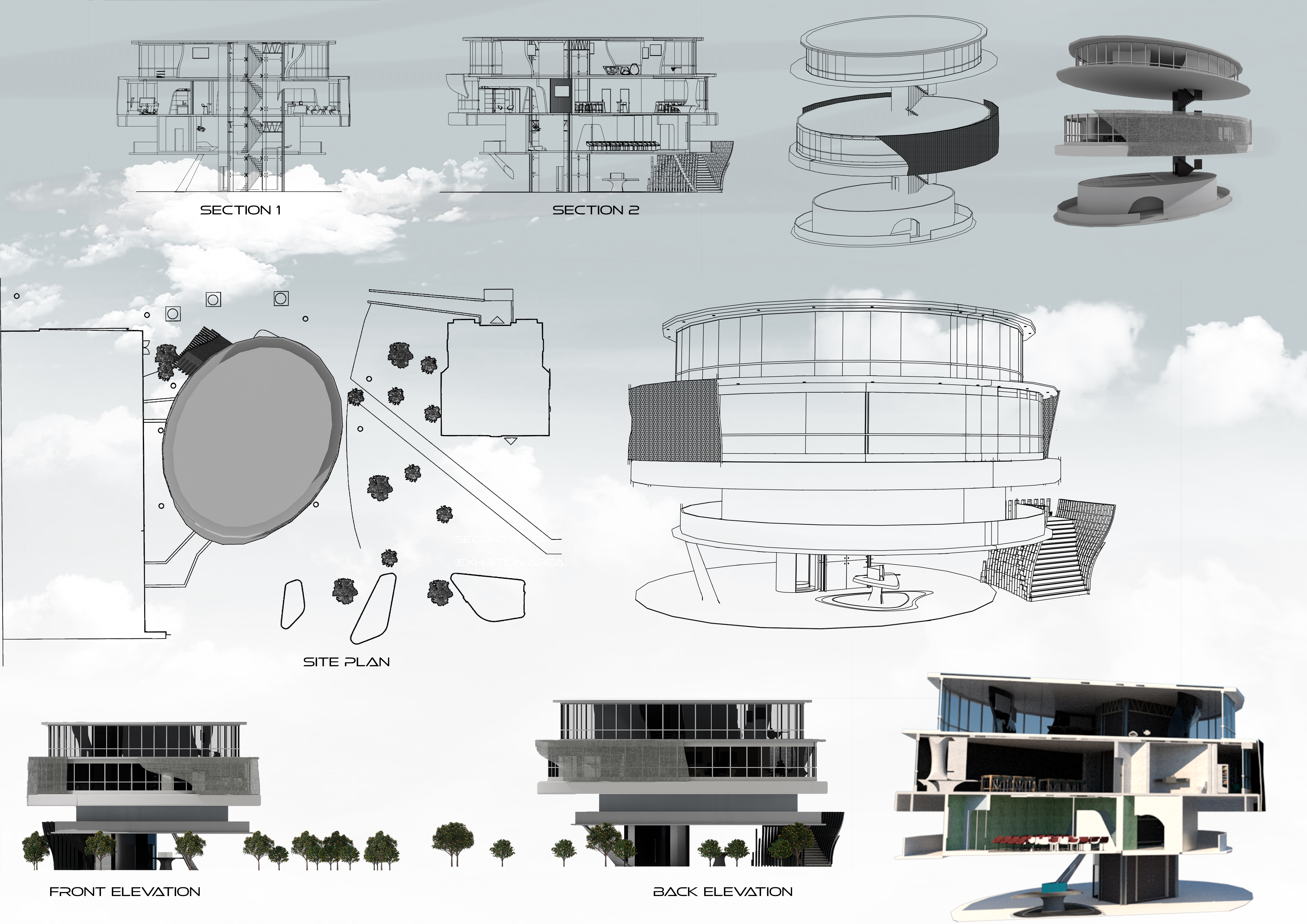 Futuristic Experiential Design Hub