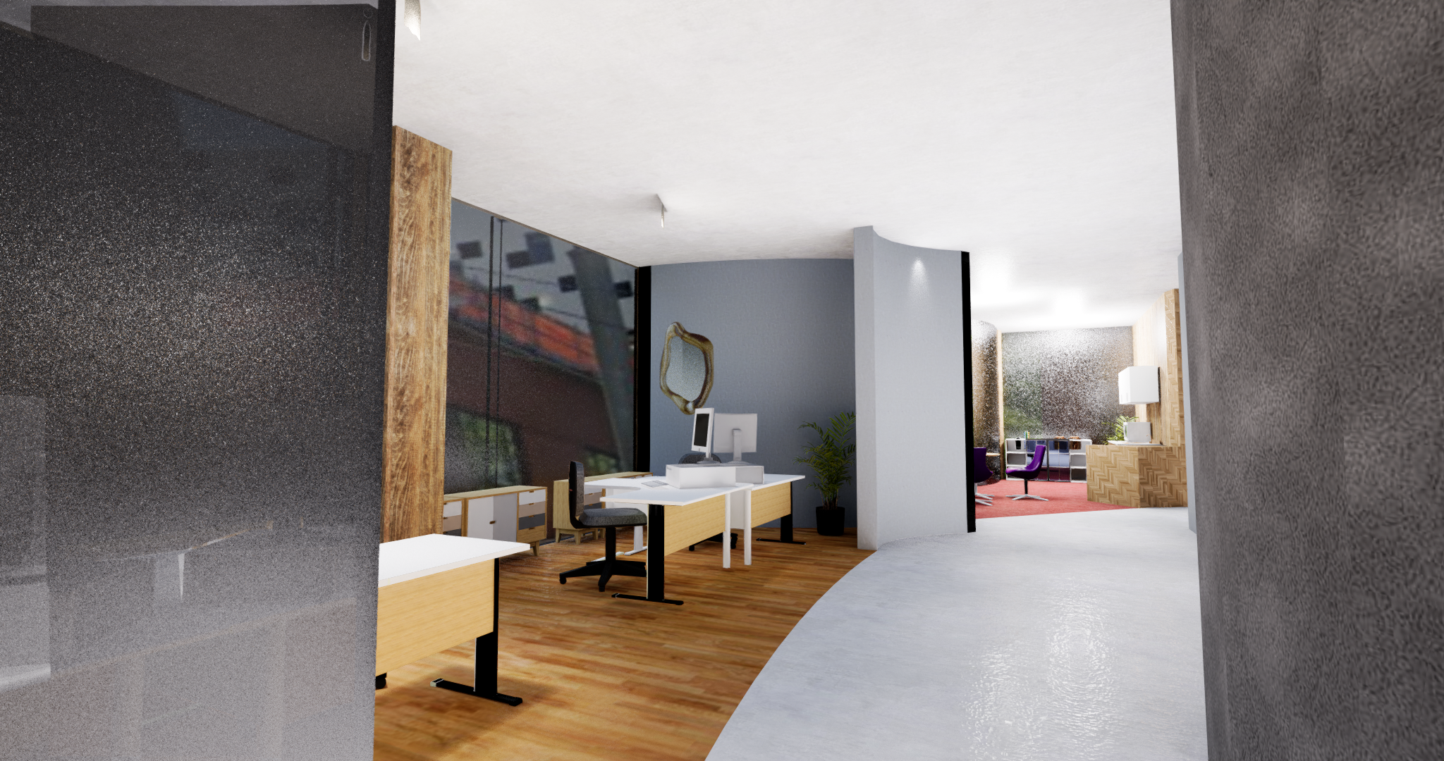 Photography Office - Second Floor Hallway