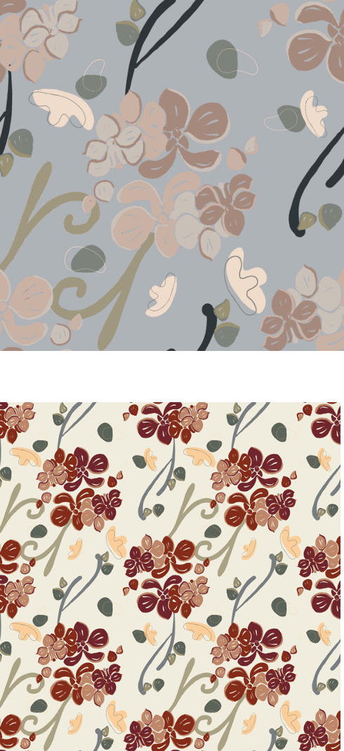 Contemporary Textile--Pattern design