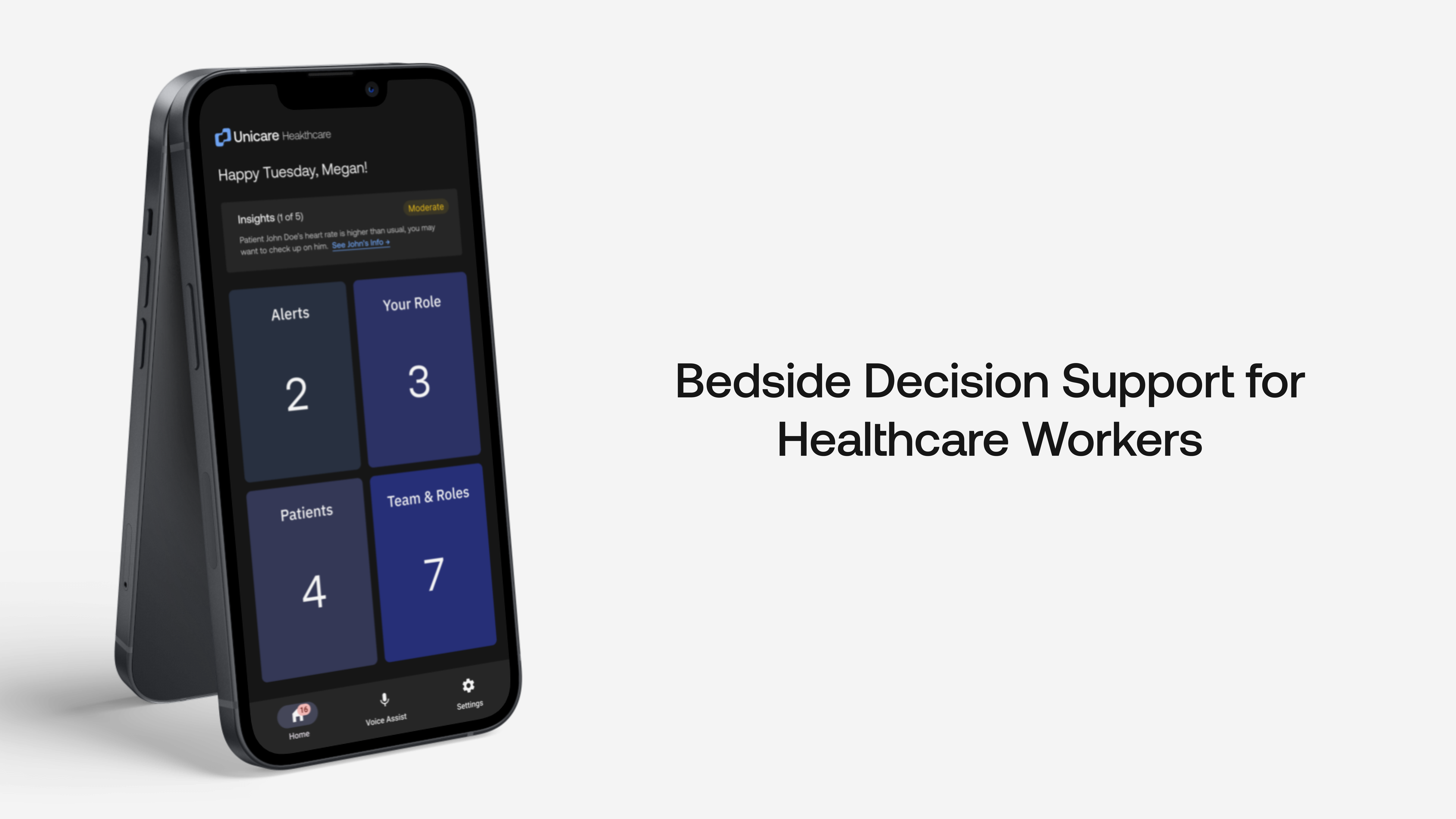 Bedside Decision Support for Healthcare Workers