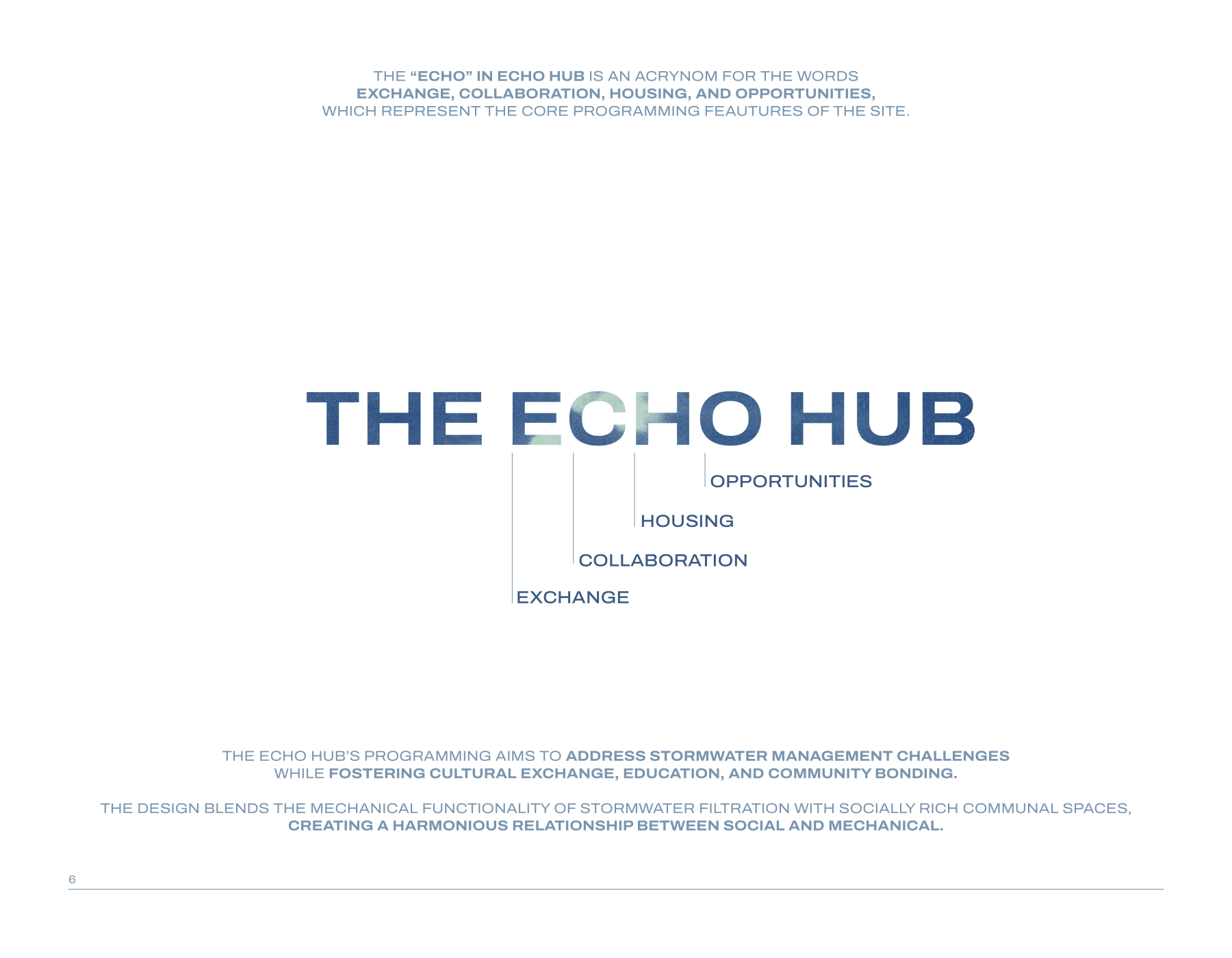 The ECHO Hub 4