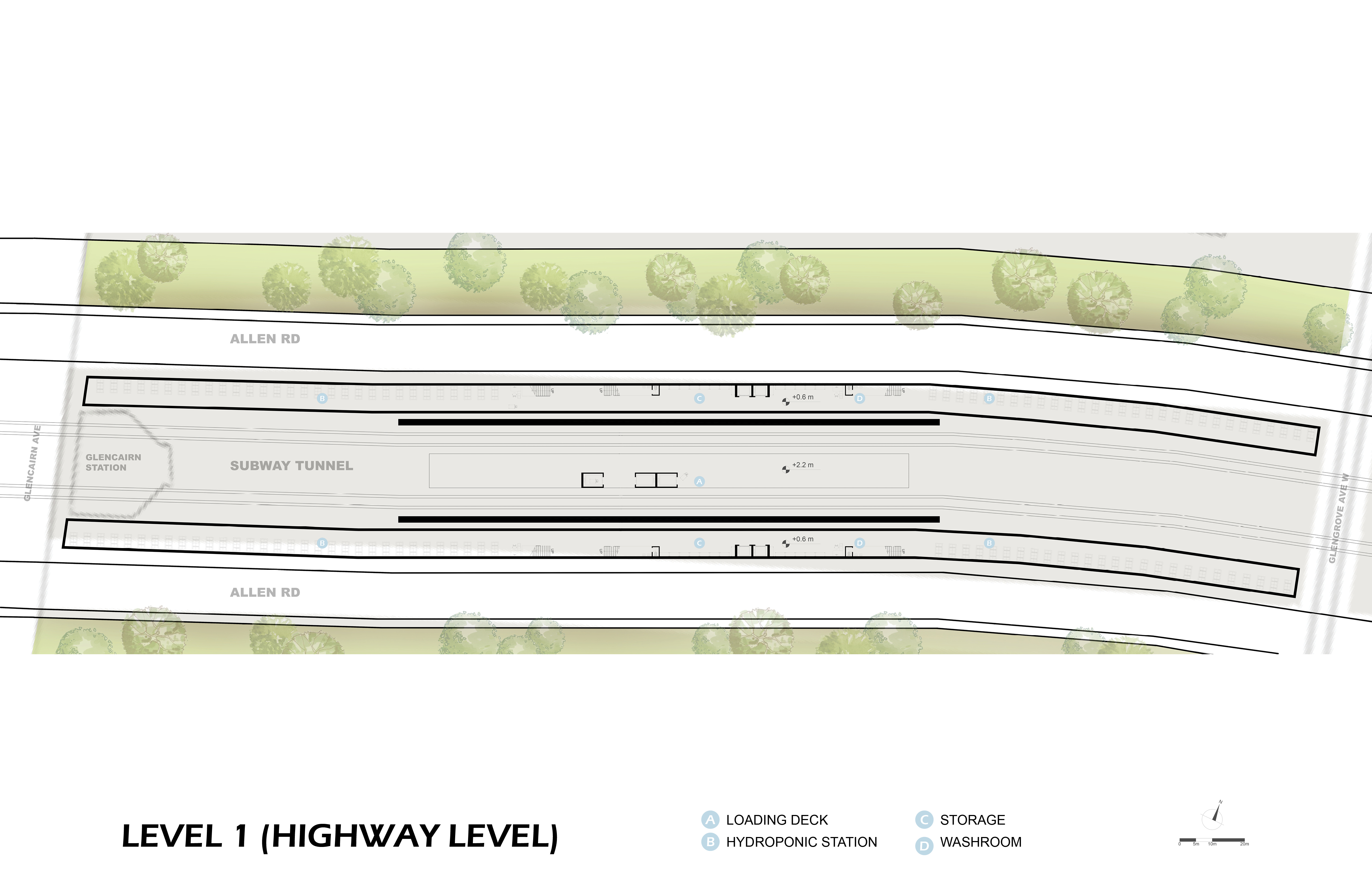 Fresh Food Corridor——From Interstitial spaces to Urban Food Production Corridors