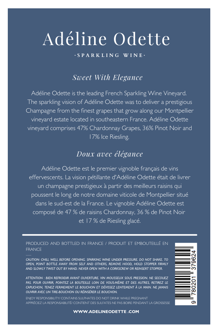Adéline Odette Sparking Wine