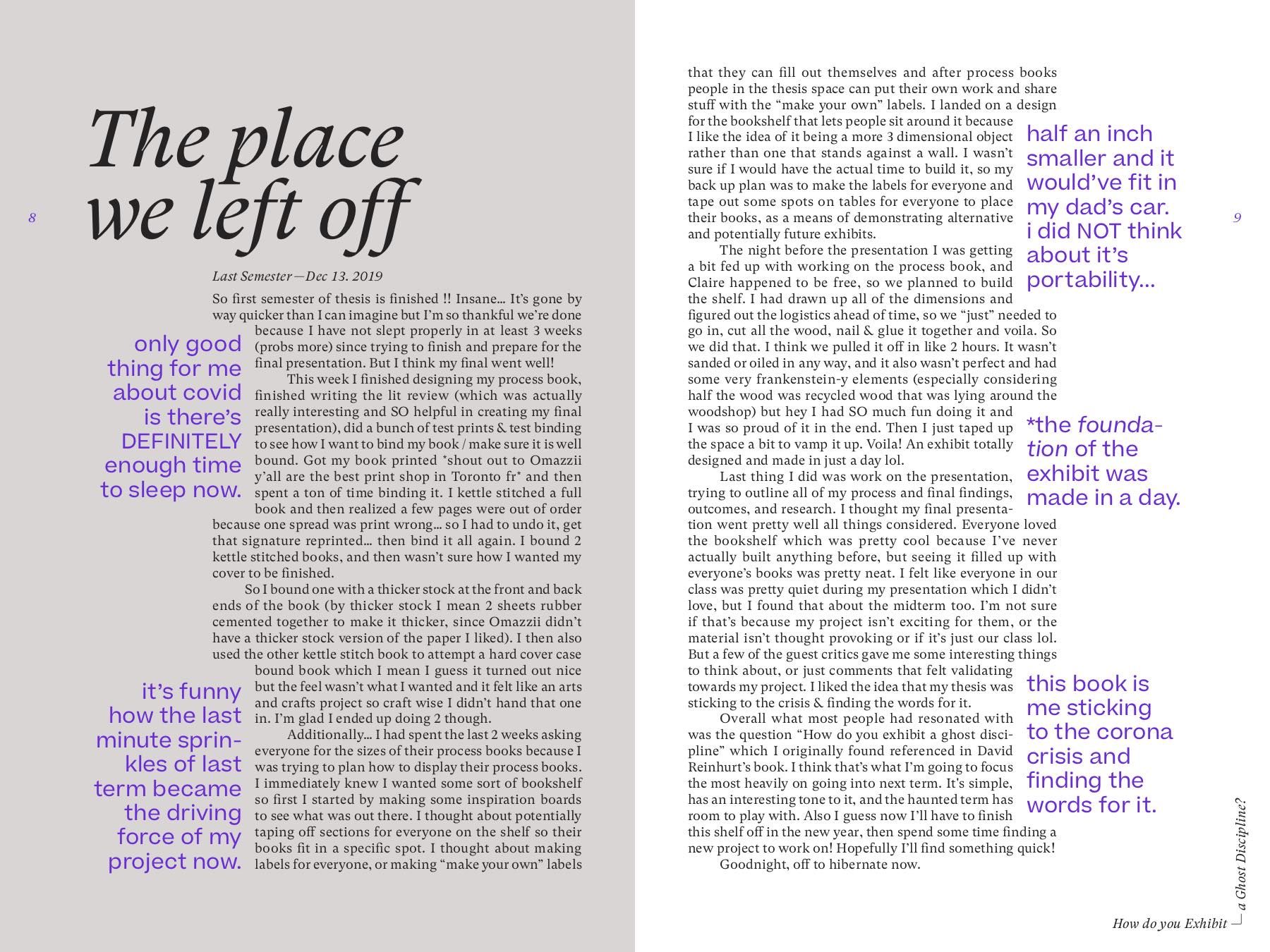 How do you Exhibit a Ghost Discipline?