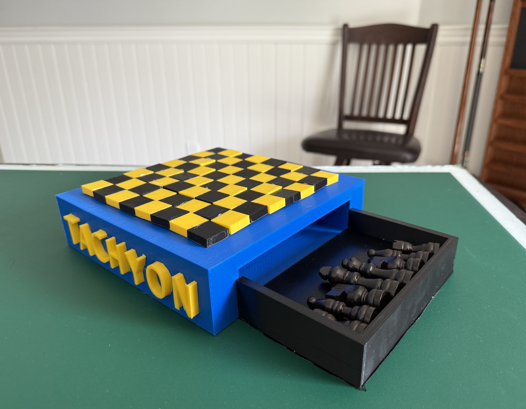Tachyon Miniature Chess and Checkers Game Board