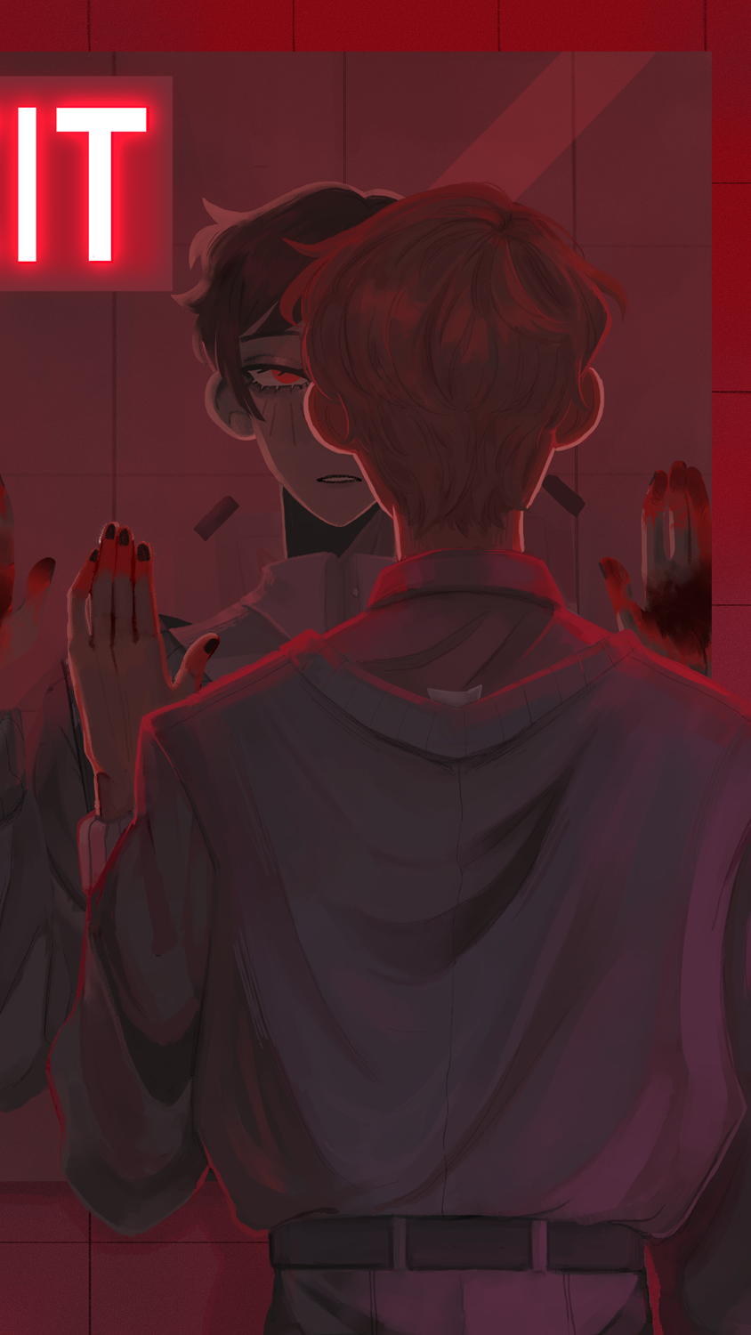 self portrait (FAKE) - reflection