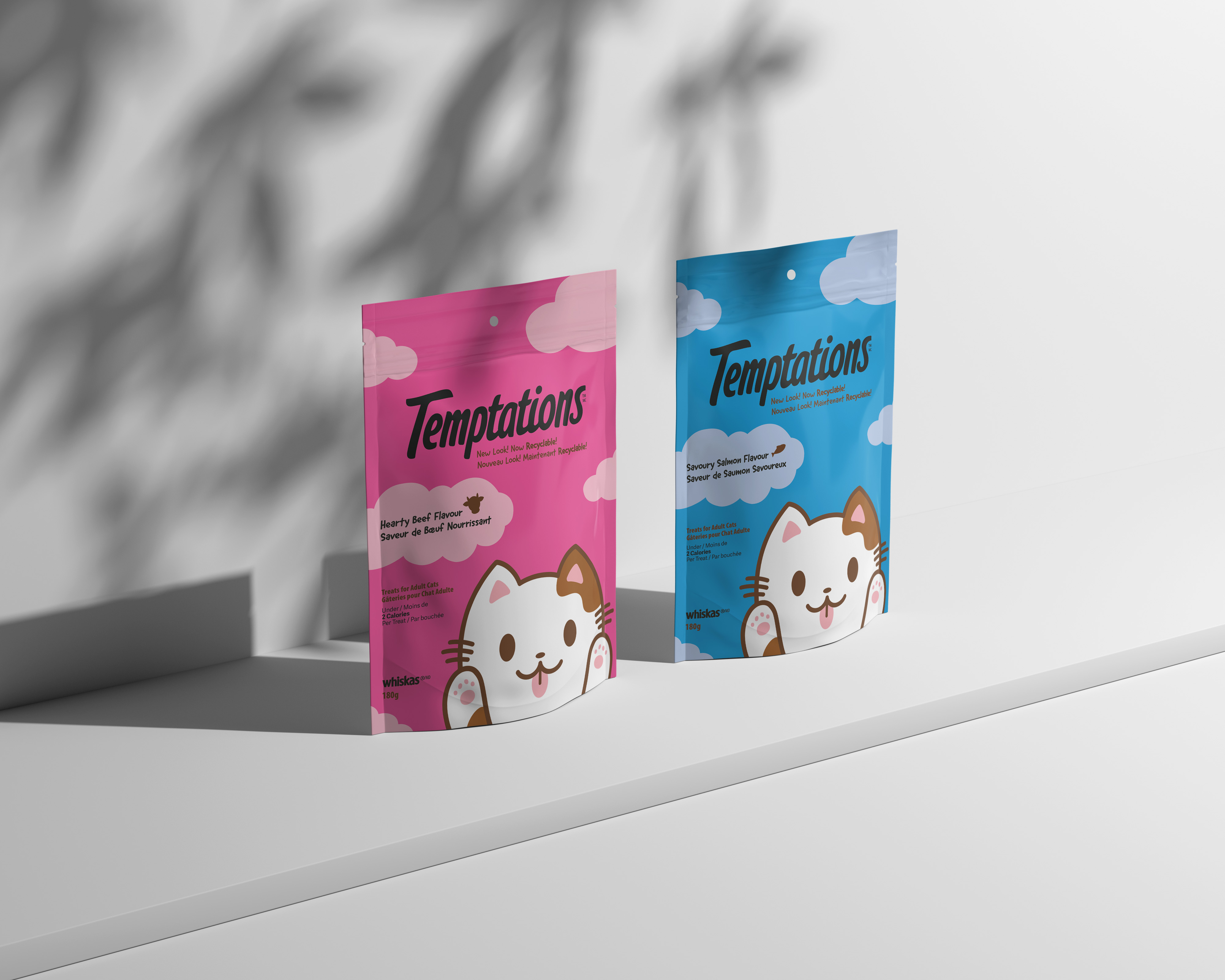 Temptations Adult Cat Treats (Packaging Redesign) - 3