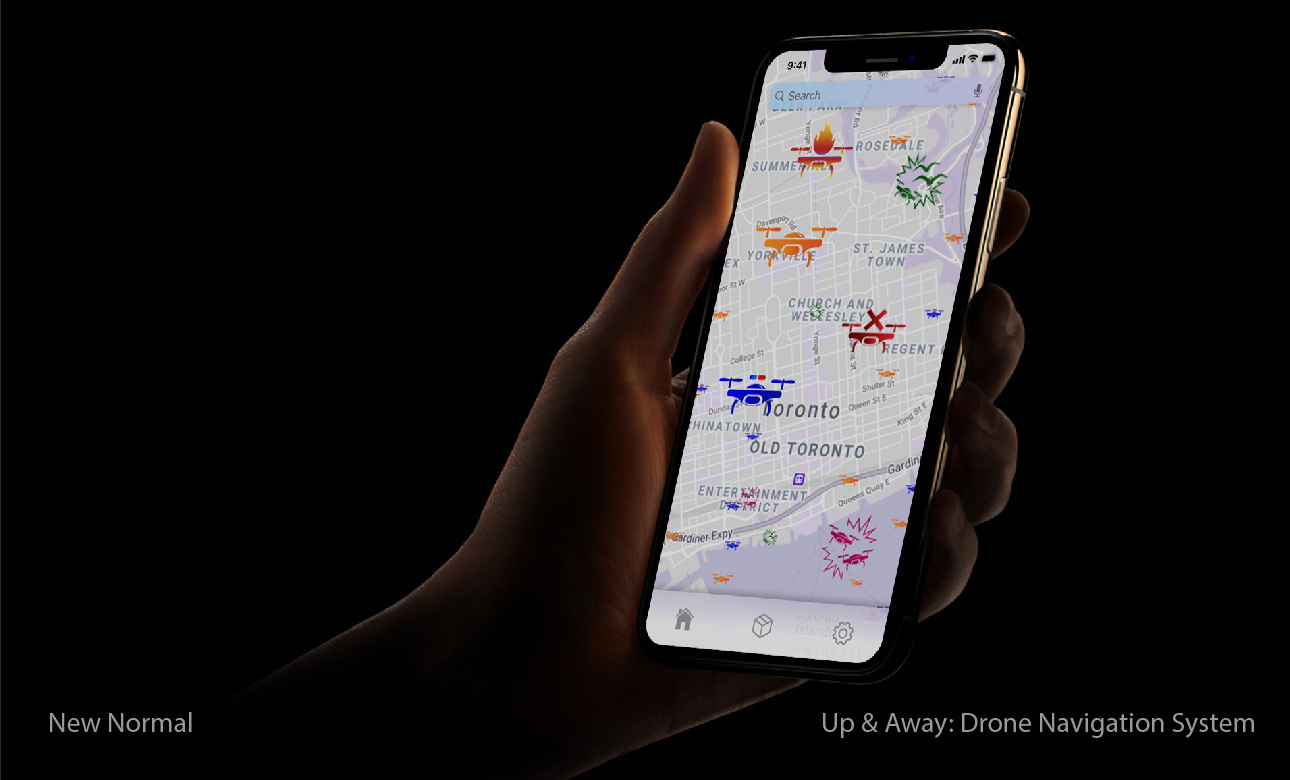 Drone Delivery App  "Up&Away"