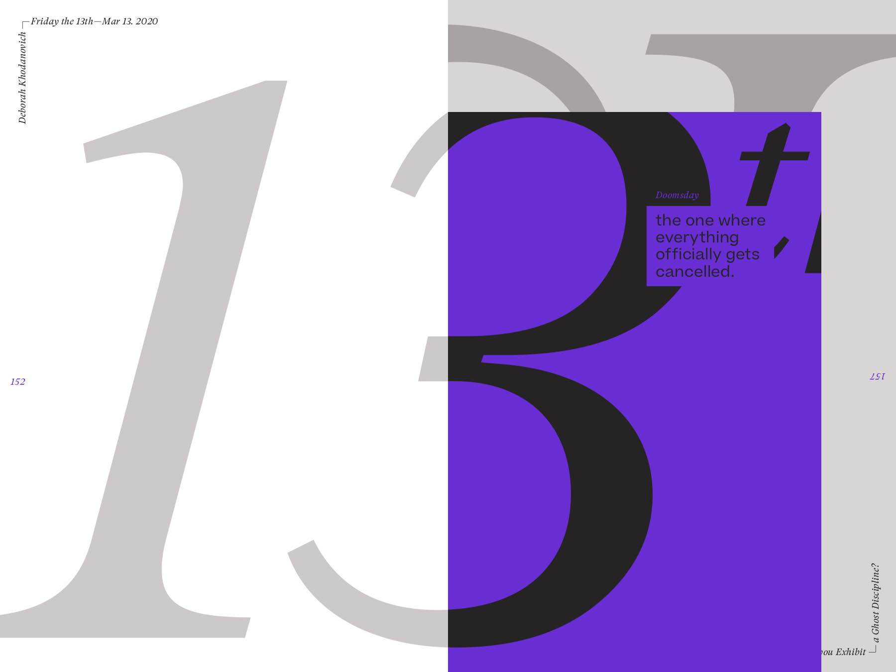 How do you Exhibit a Ghost Discipline?