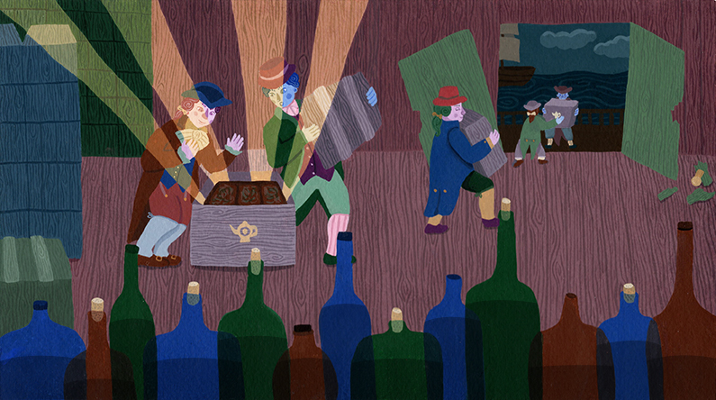 Raid on a Customs House in Poole