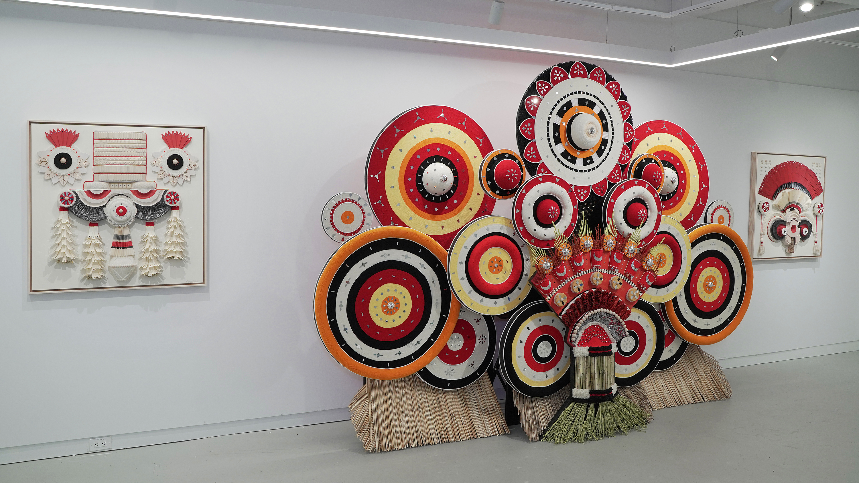 Echoes of the Divine (Center), Folklore Reimagined (Left), Divine Fragments (Right)