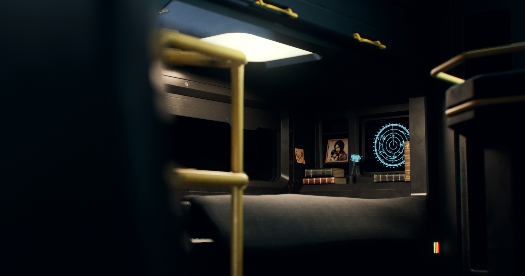 Game Scene Design- Spaceship interior