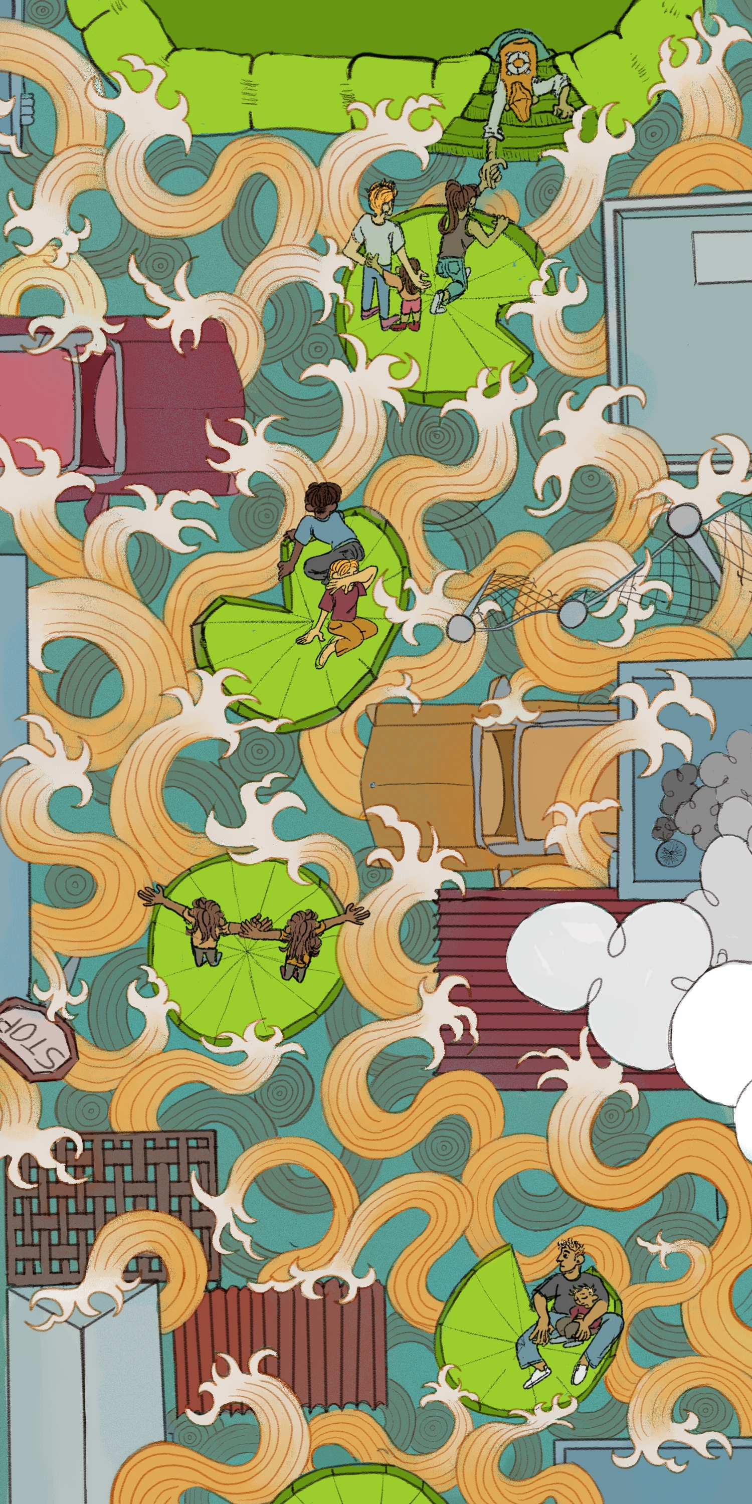 Floating through Floods