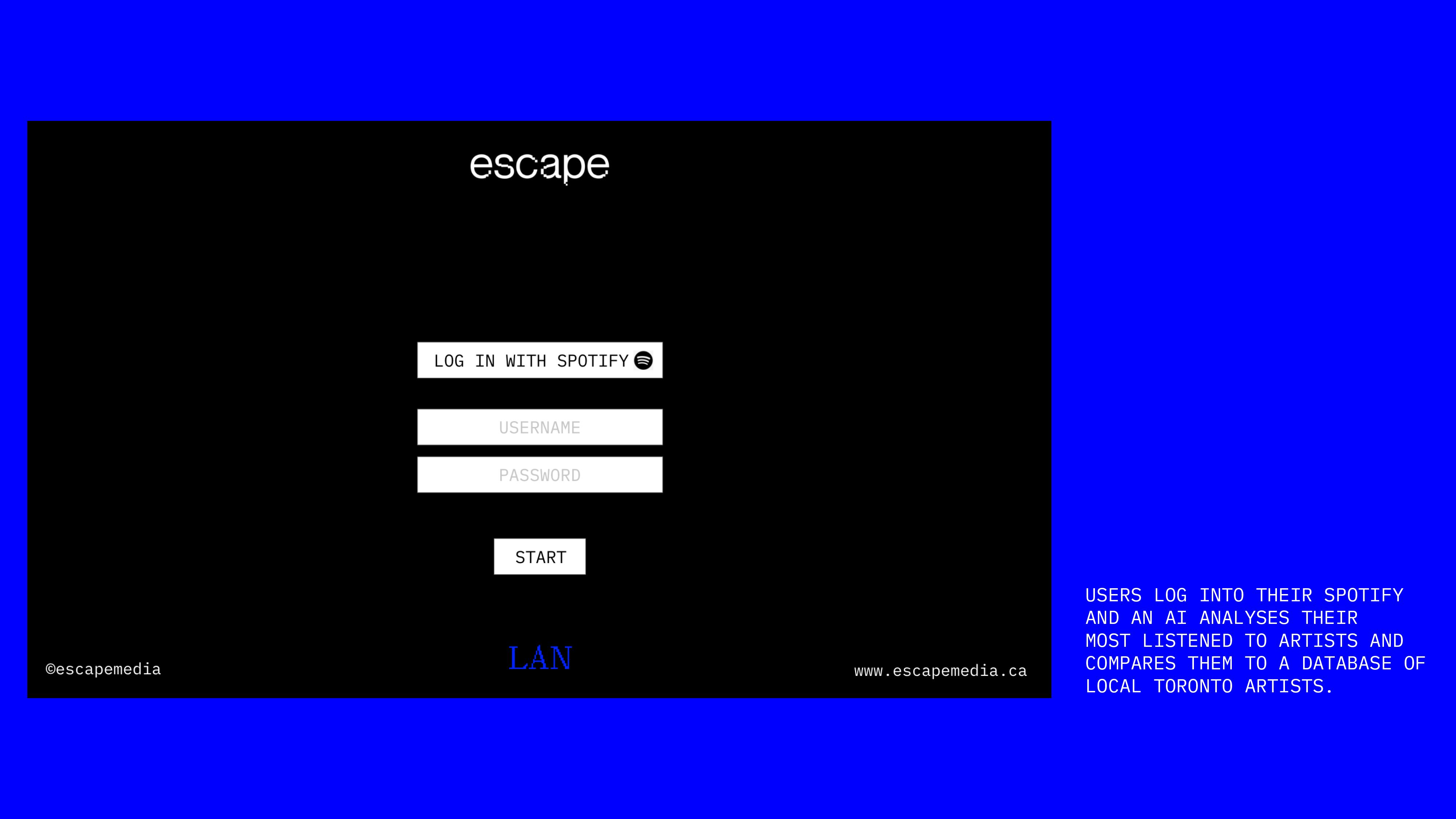 LAN by escape