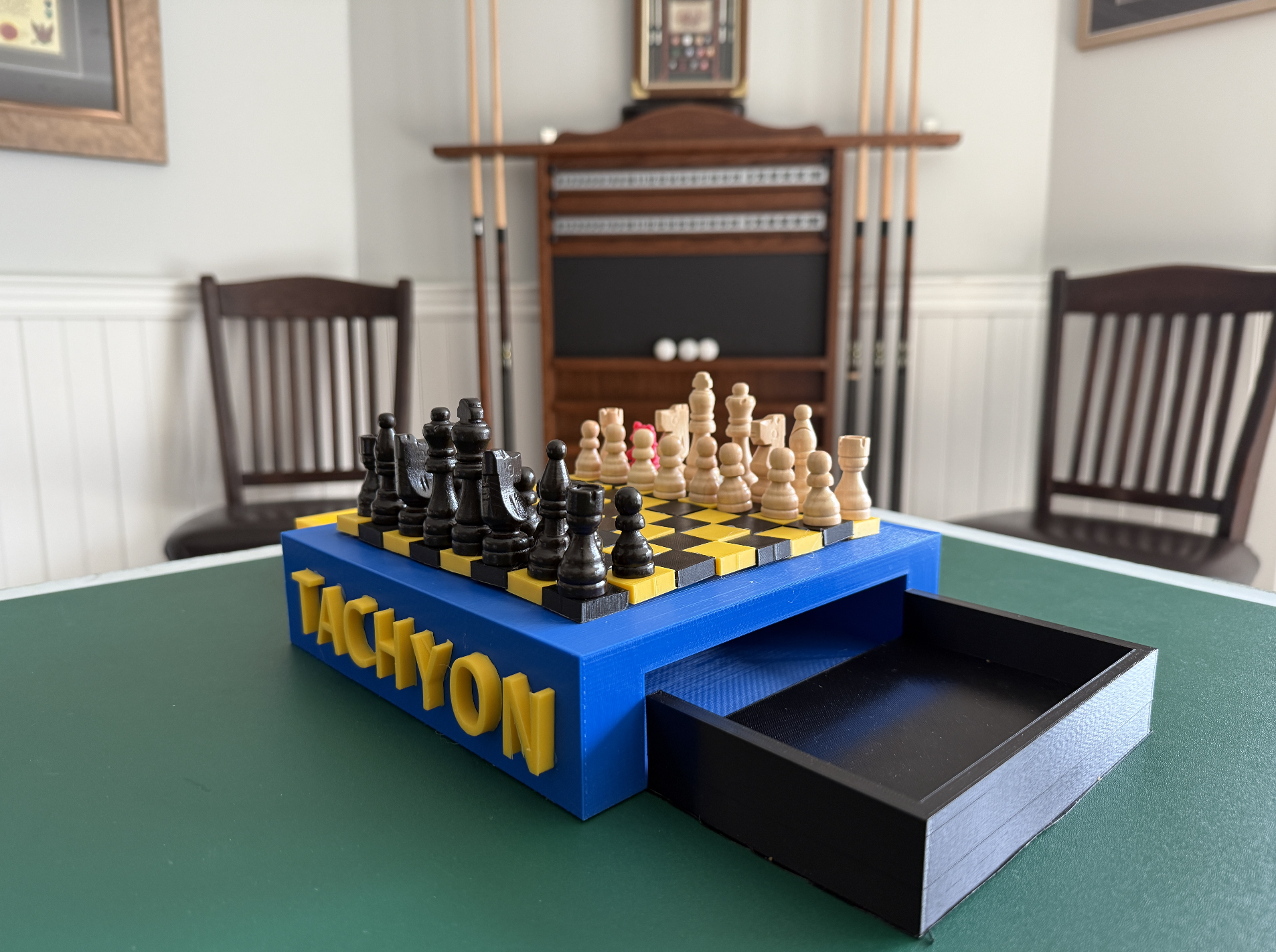 Tachyon Miniature Chess and Checkers Game Board