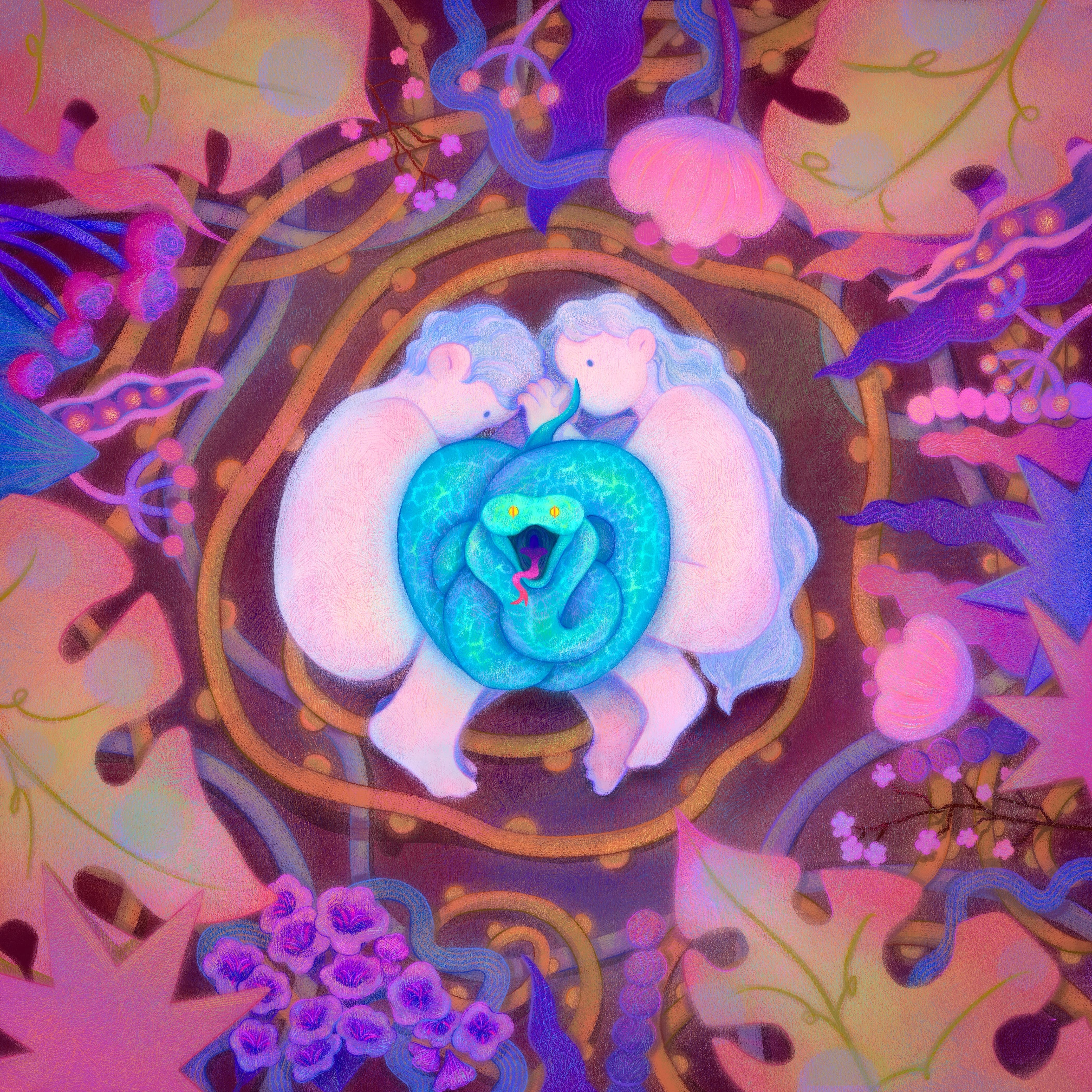 Adam and Eve’s Forbidden Apple