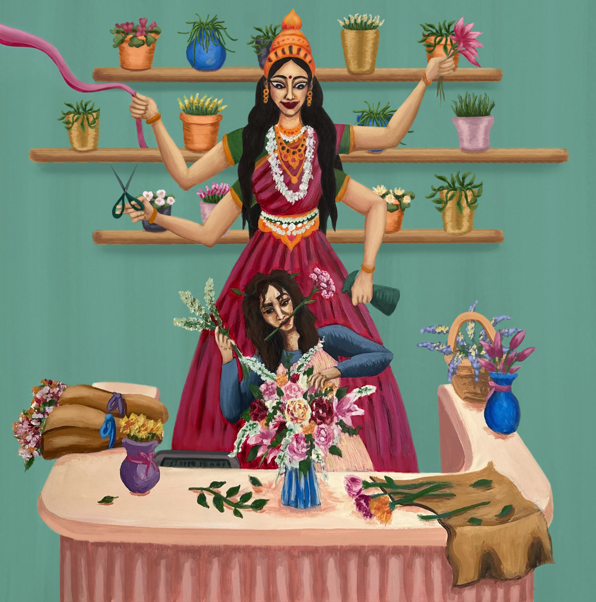 Goddess Lakshmi Helps a Small Business