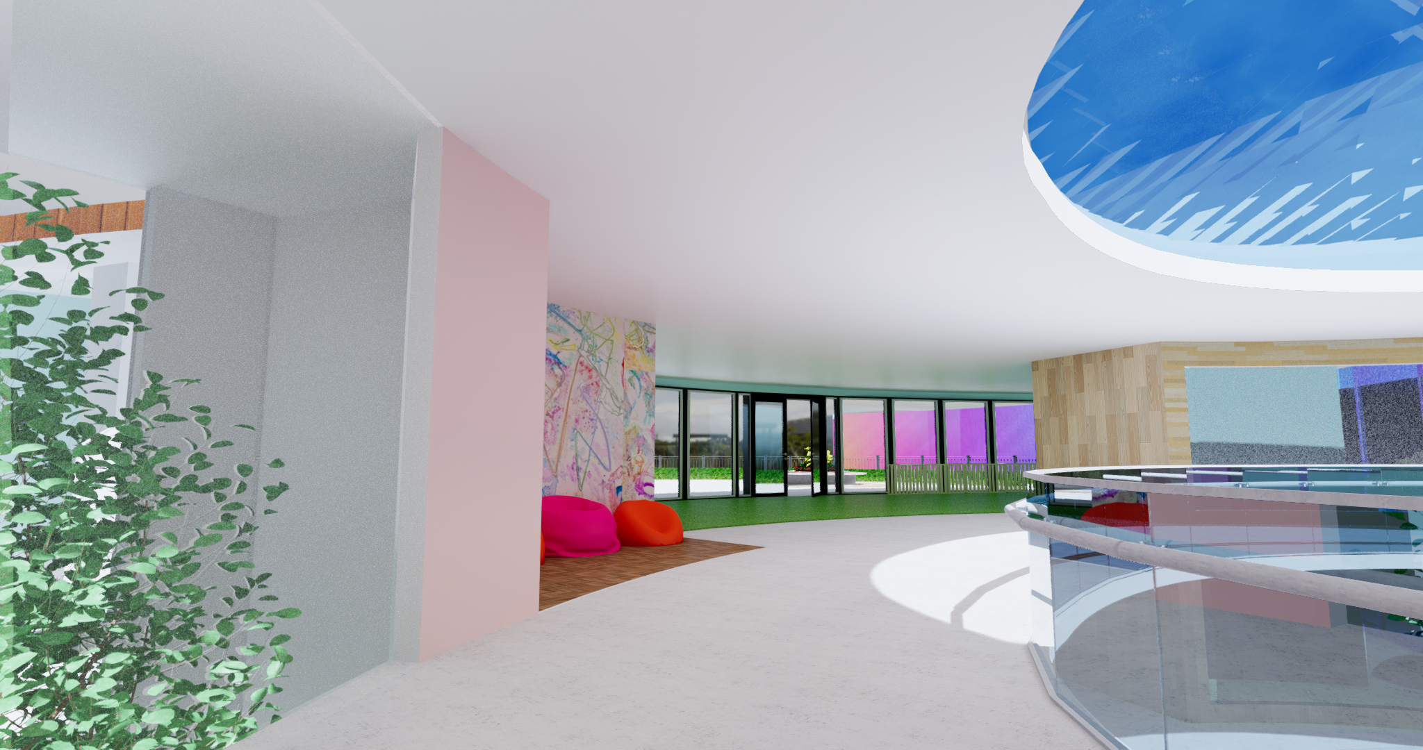 Montessori School - Third Floor Hallway 1