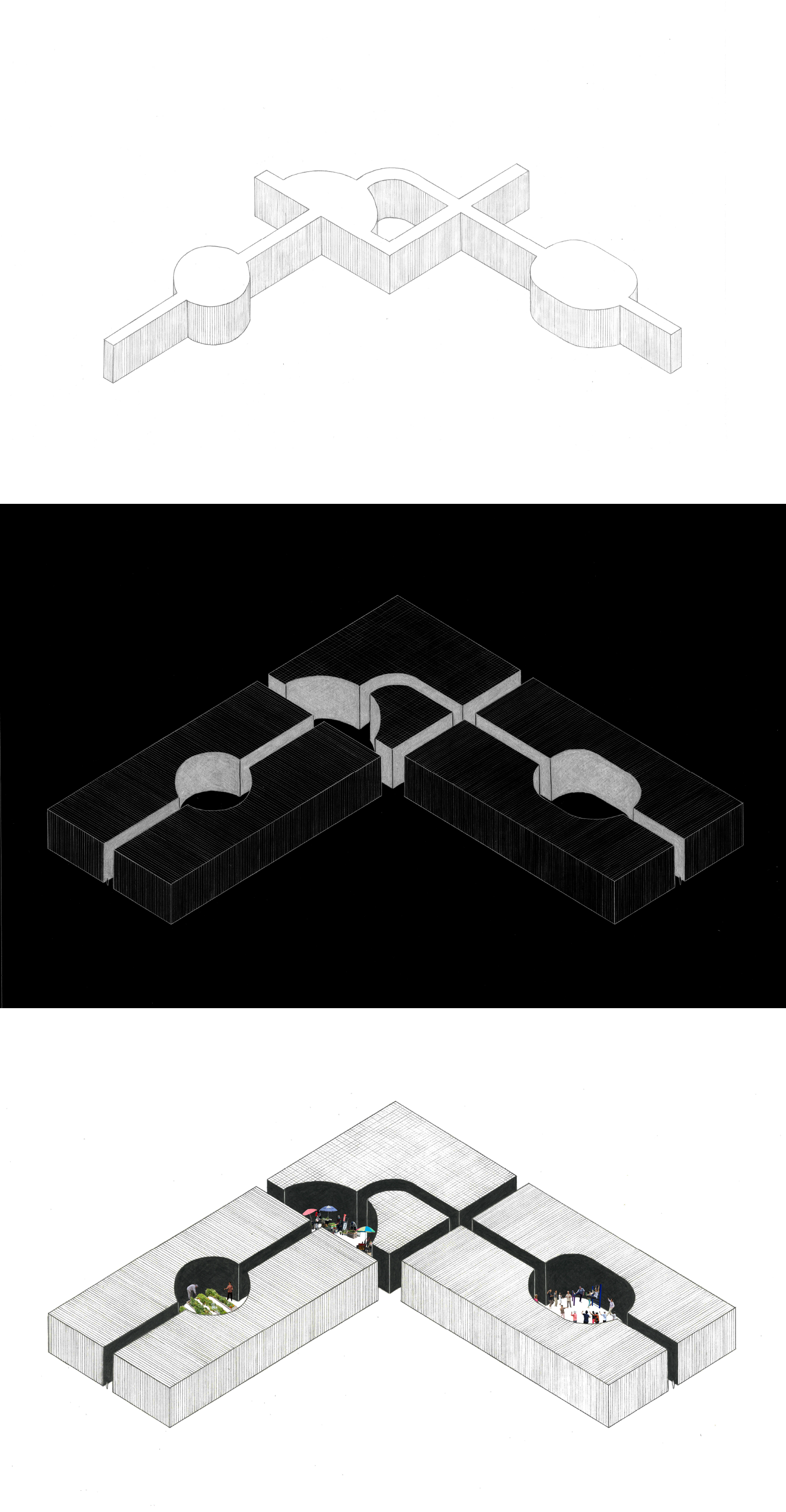 Concept Drawing 2: Solid and Void