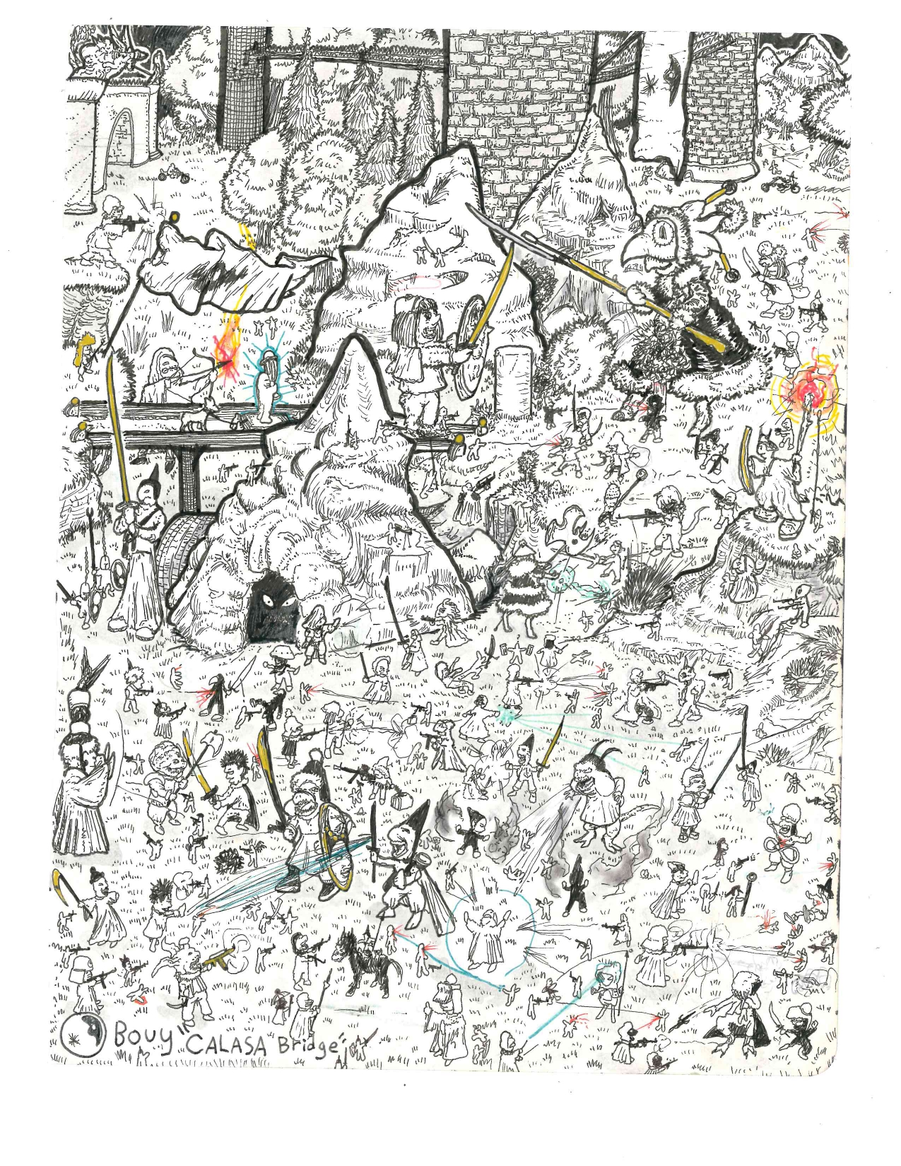 The battle over the Calasa bridge