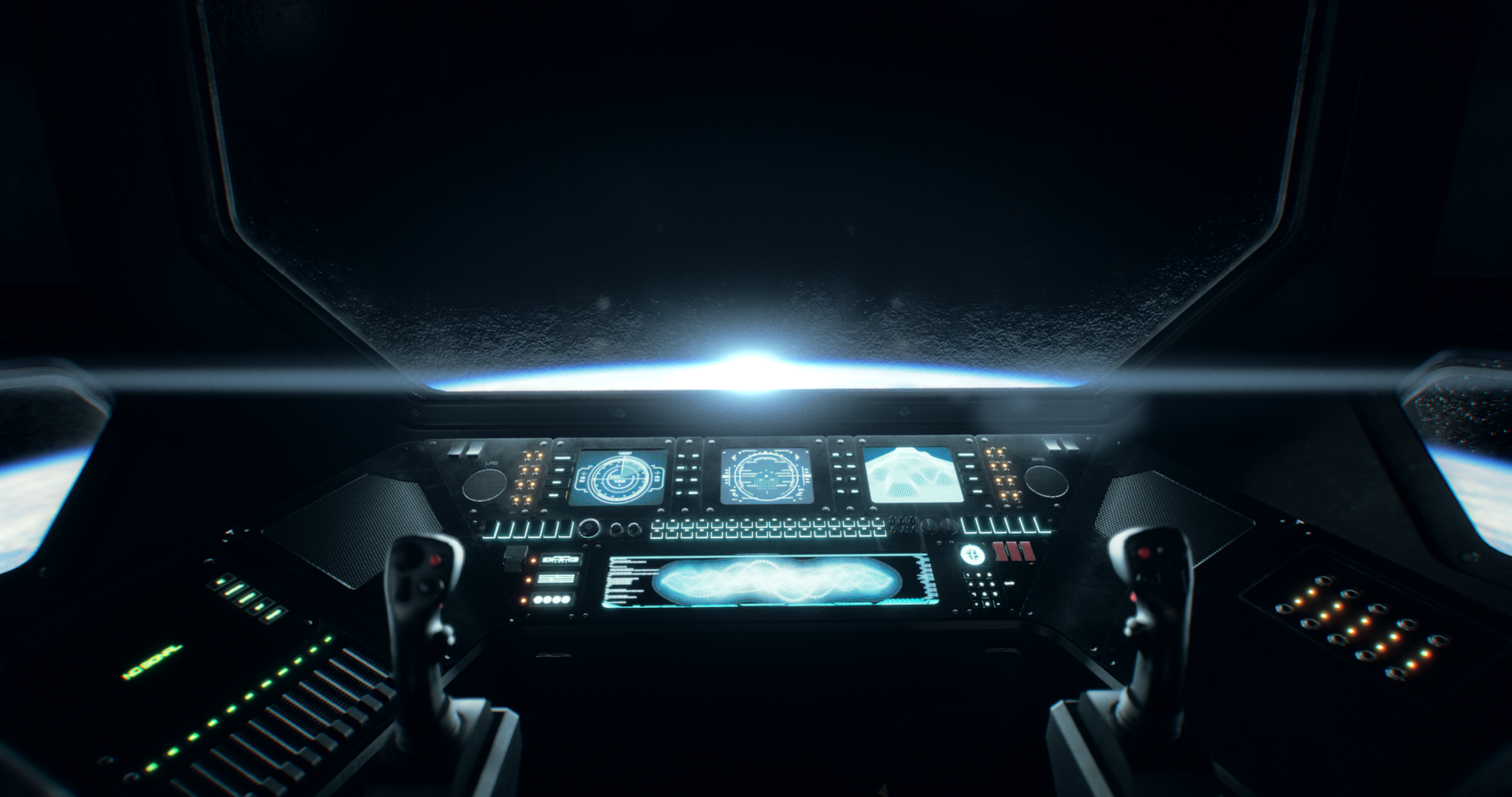 Game Scene Design- Spaceship interior