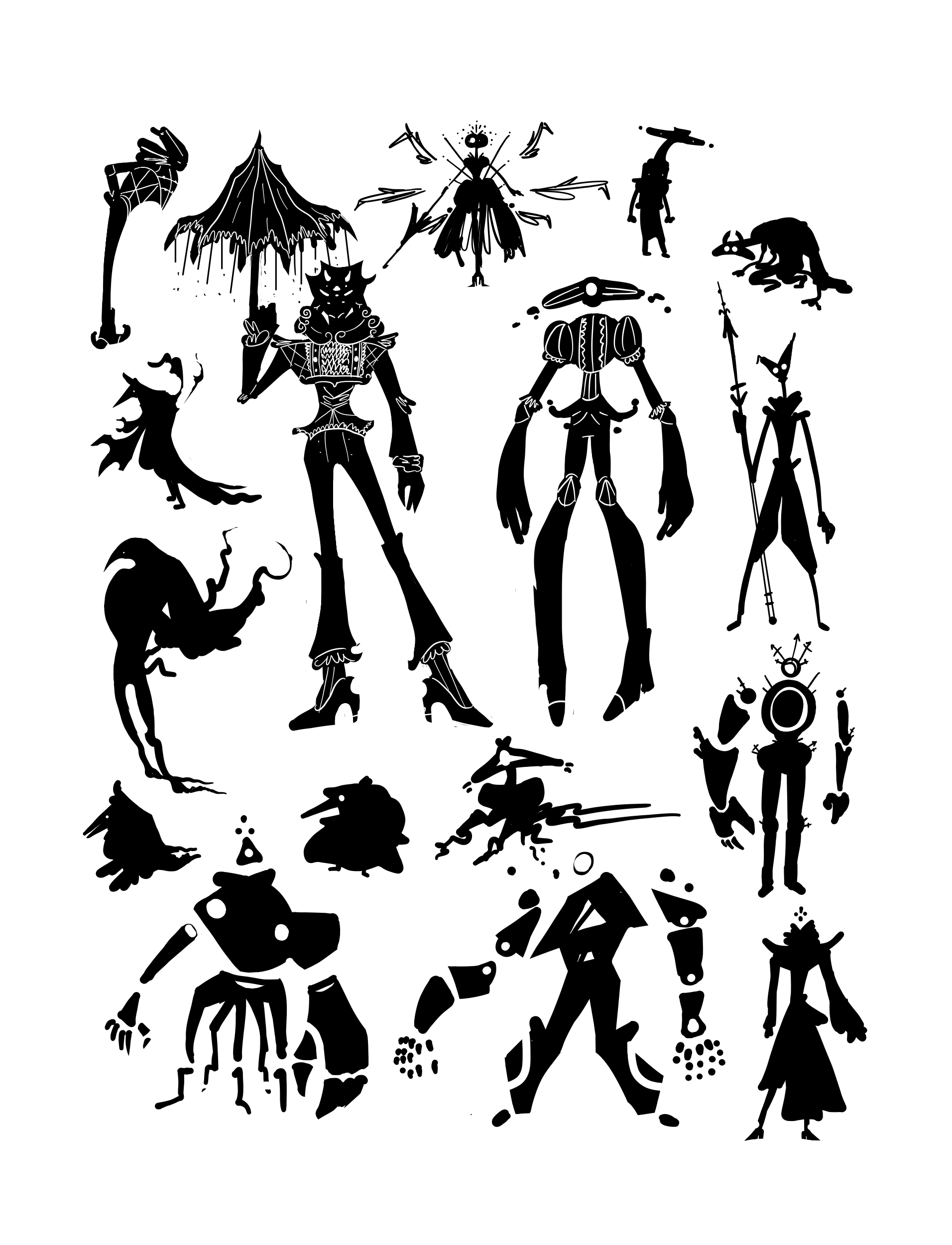 Character Silhouettes