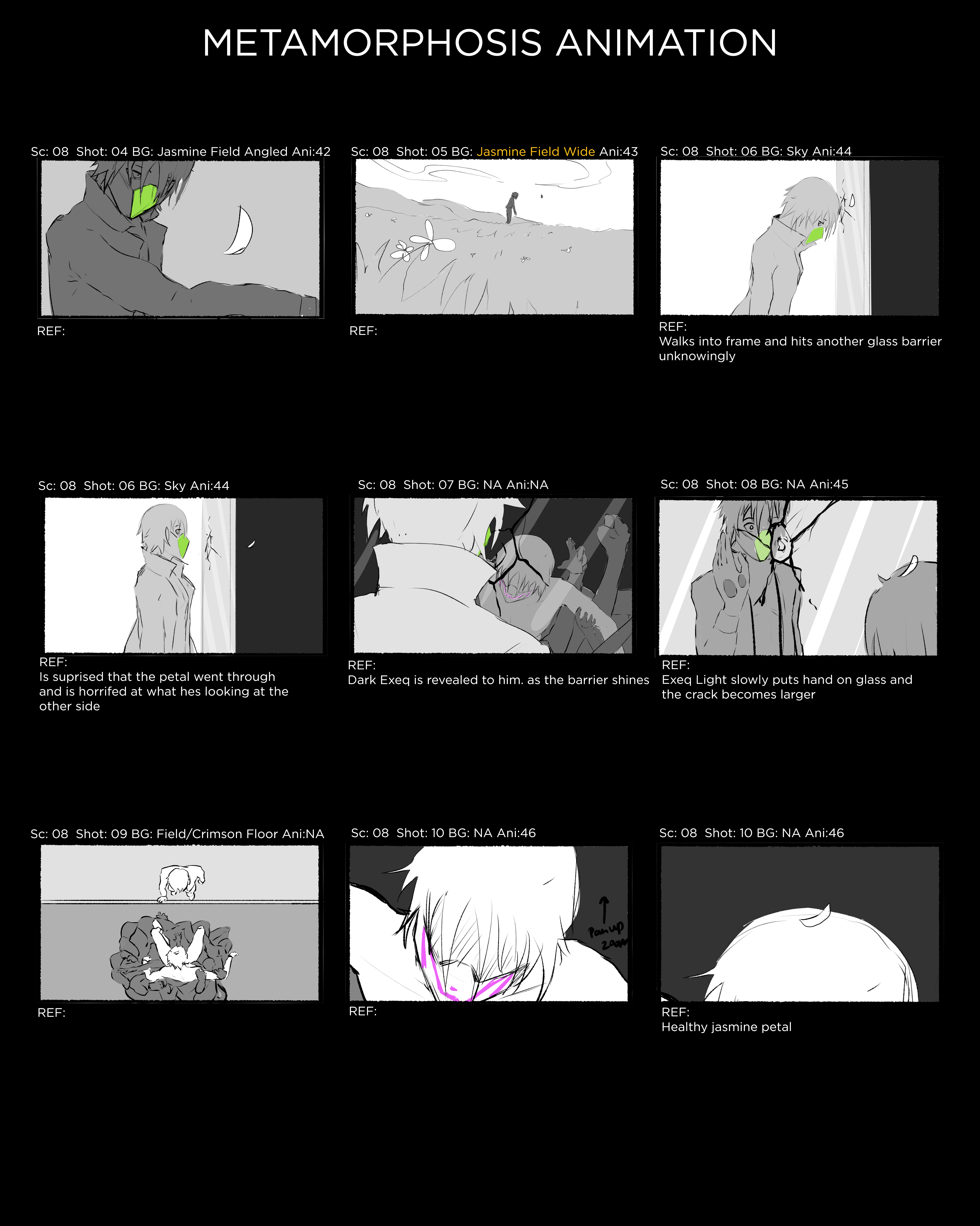 "Metamorphosis" Storyboard Page 9