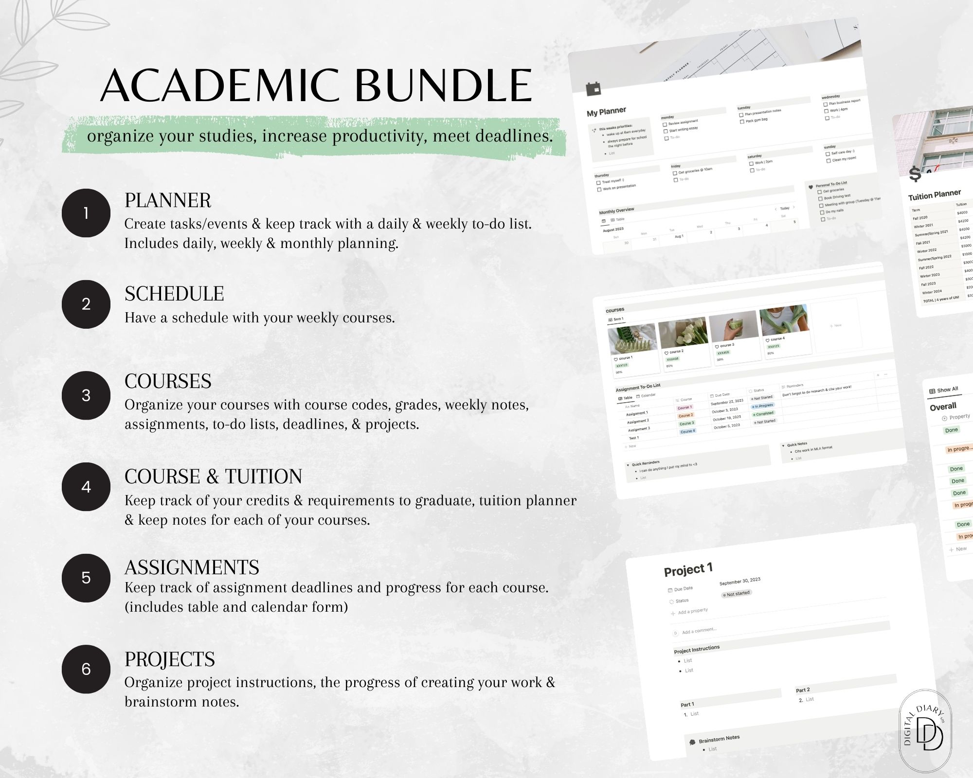 Notion Academic Planner