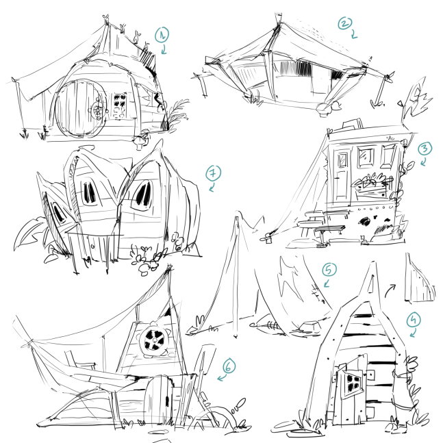 Hub: Designing the Houses