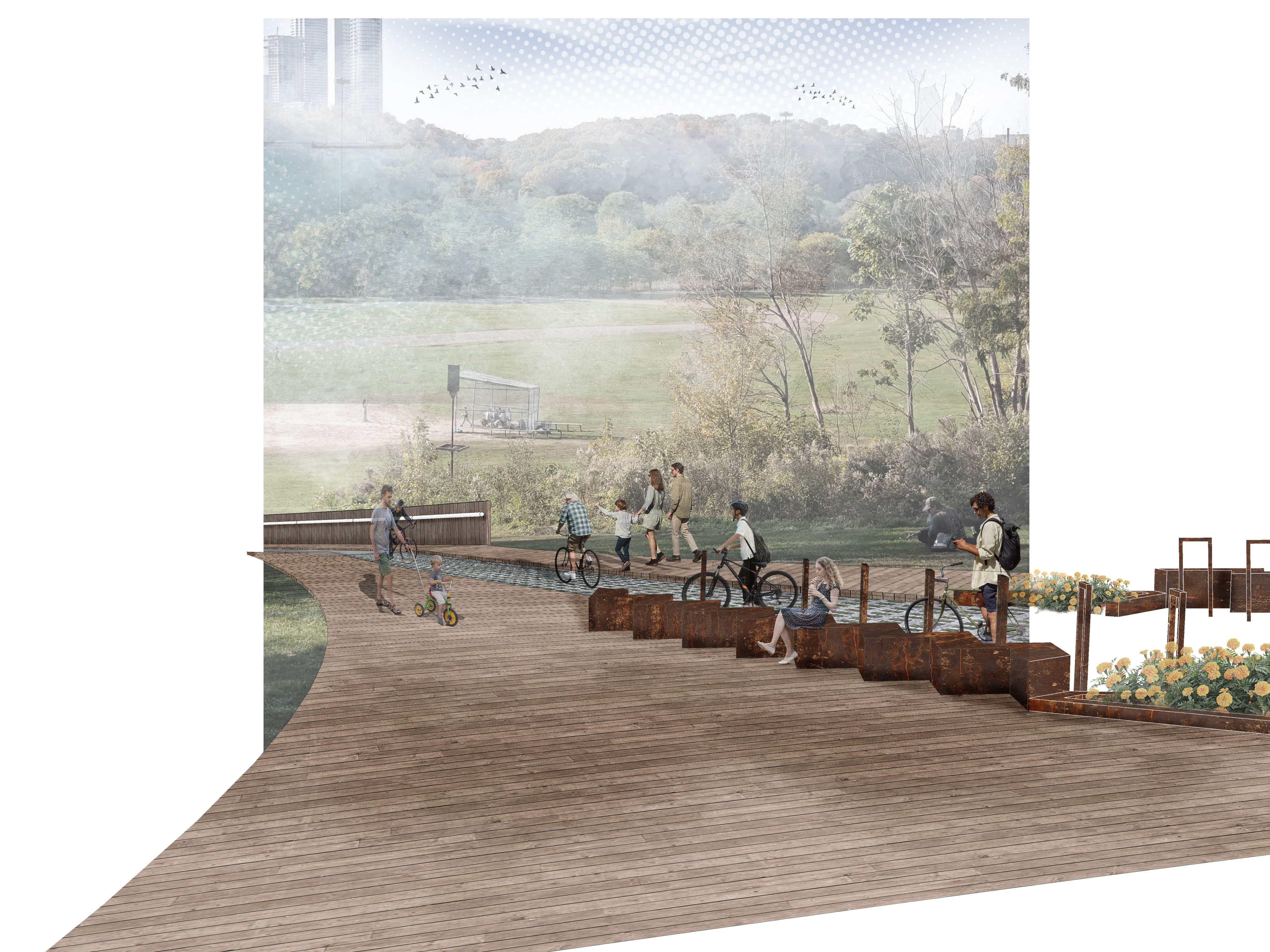 Broadview Ave. Entrance