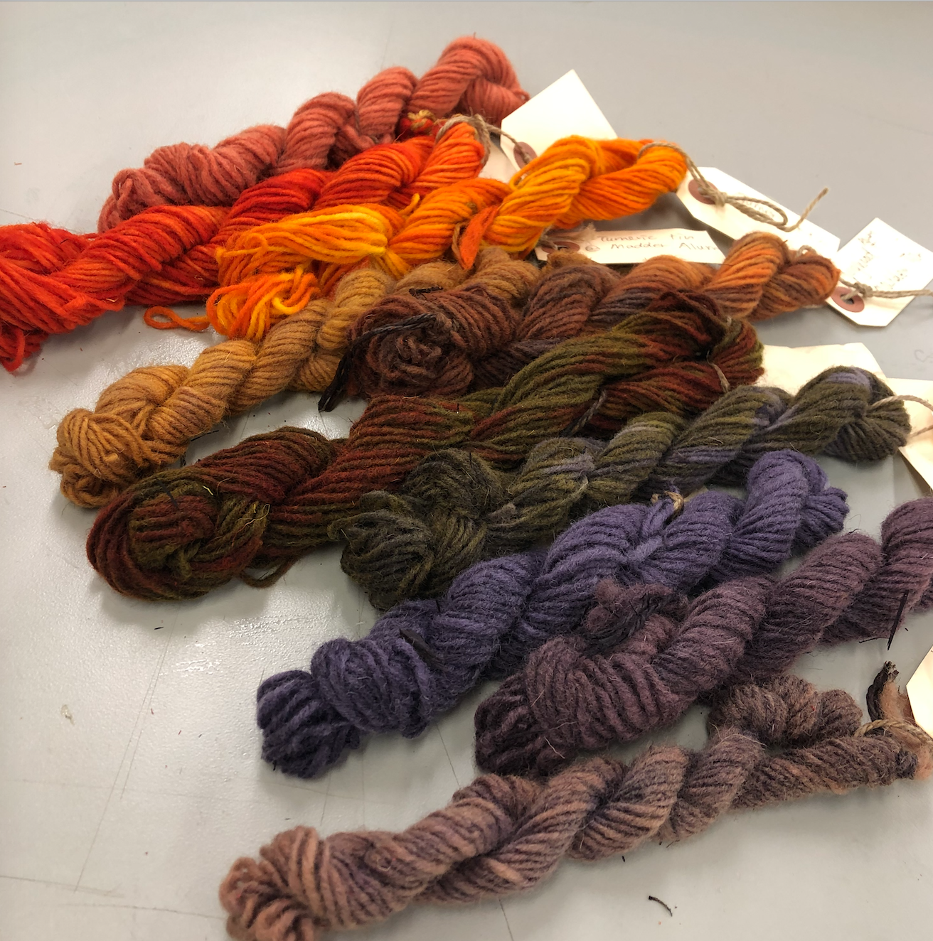 Hand Dye Yarn and Textile design