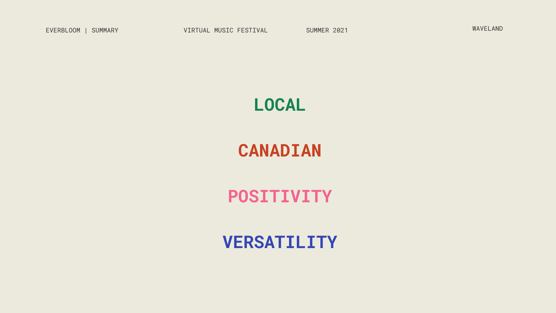 Everbloom Music Festival | Art Direction