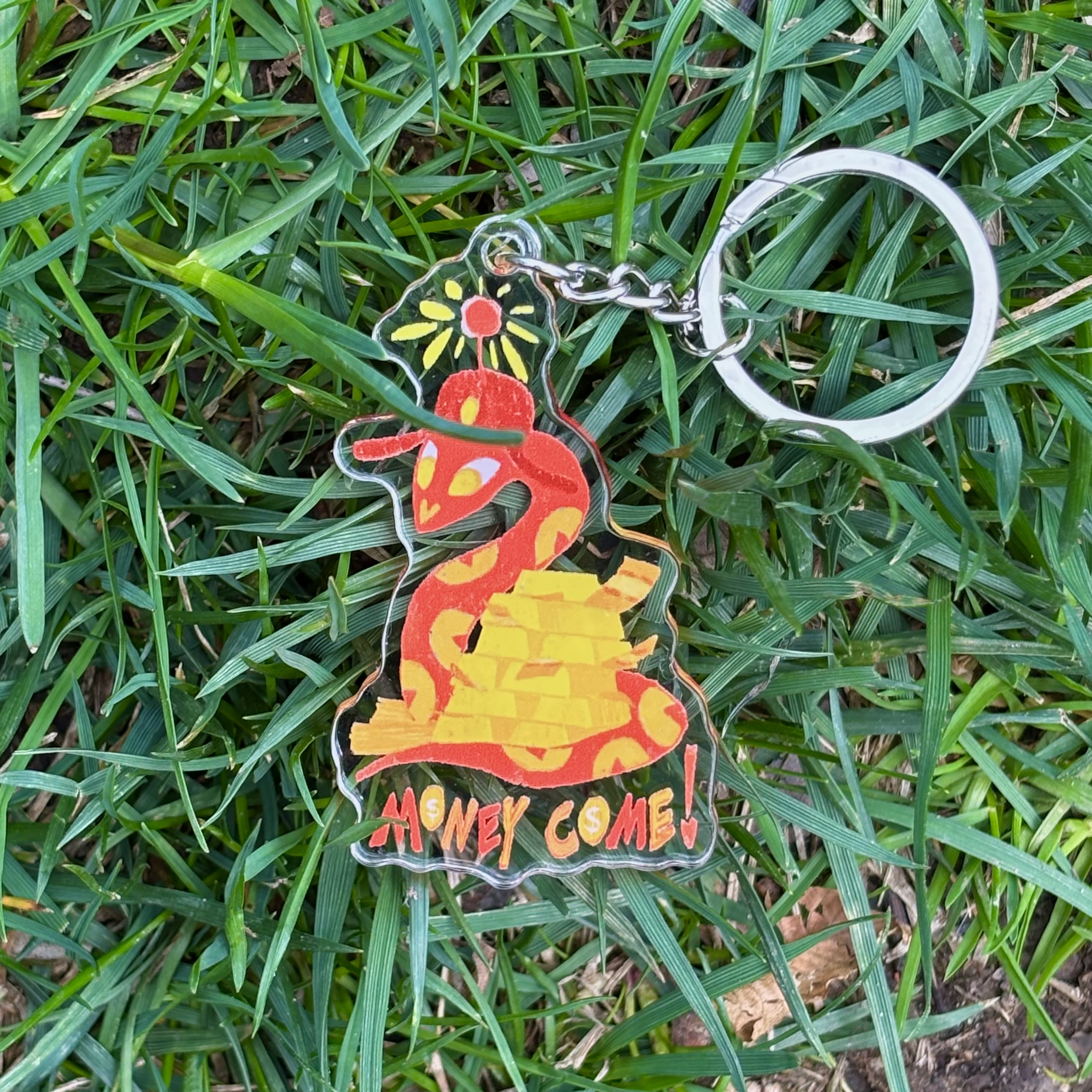 Keychain "Money Come!"