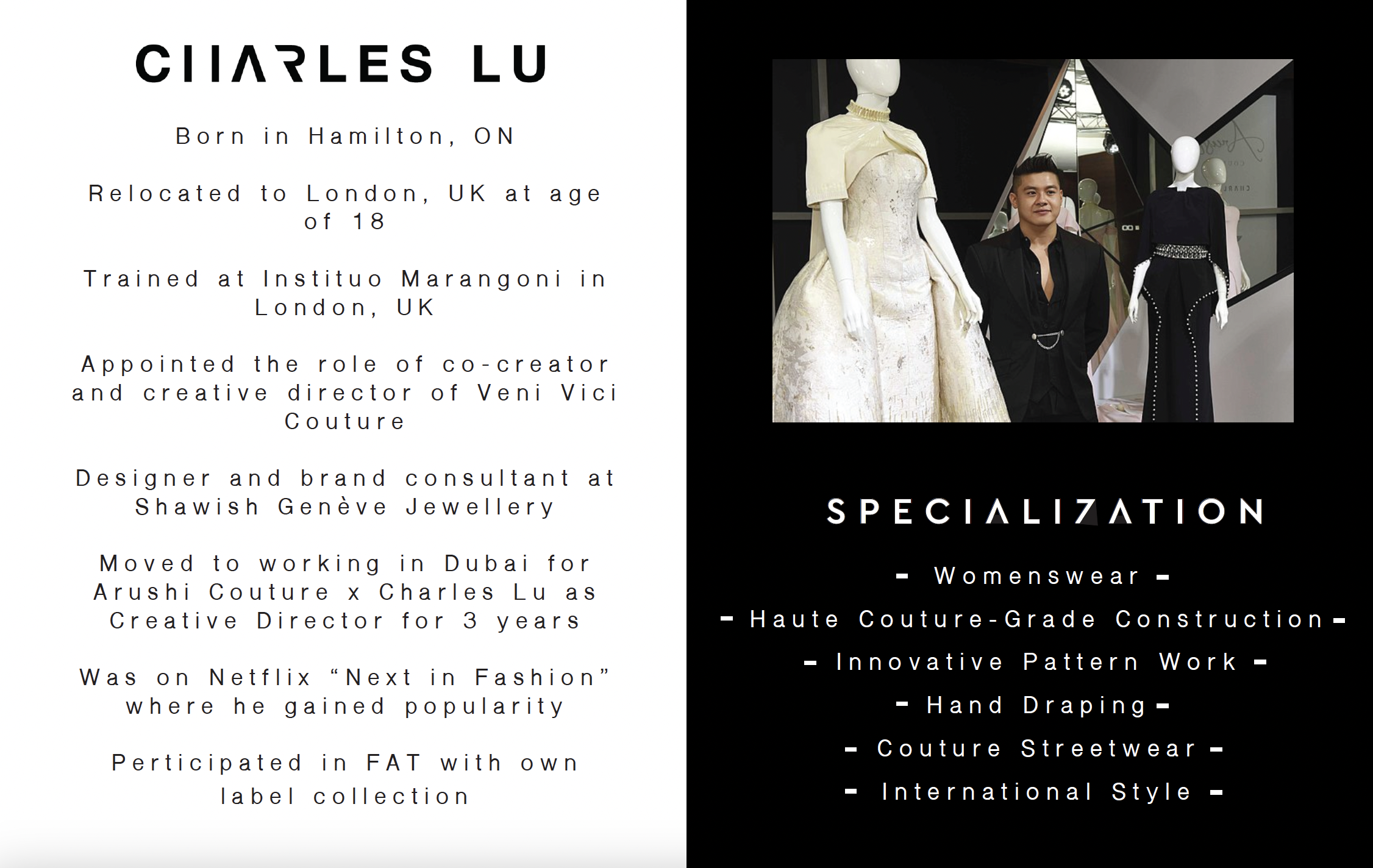 Charles Lu: The Designer