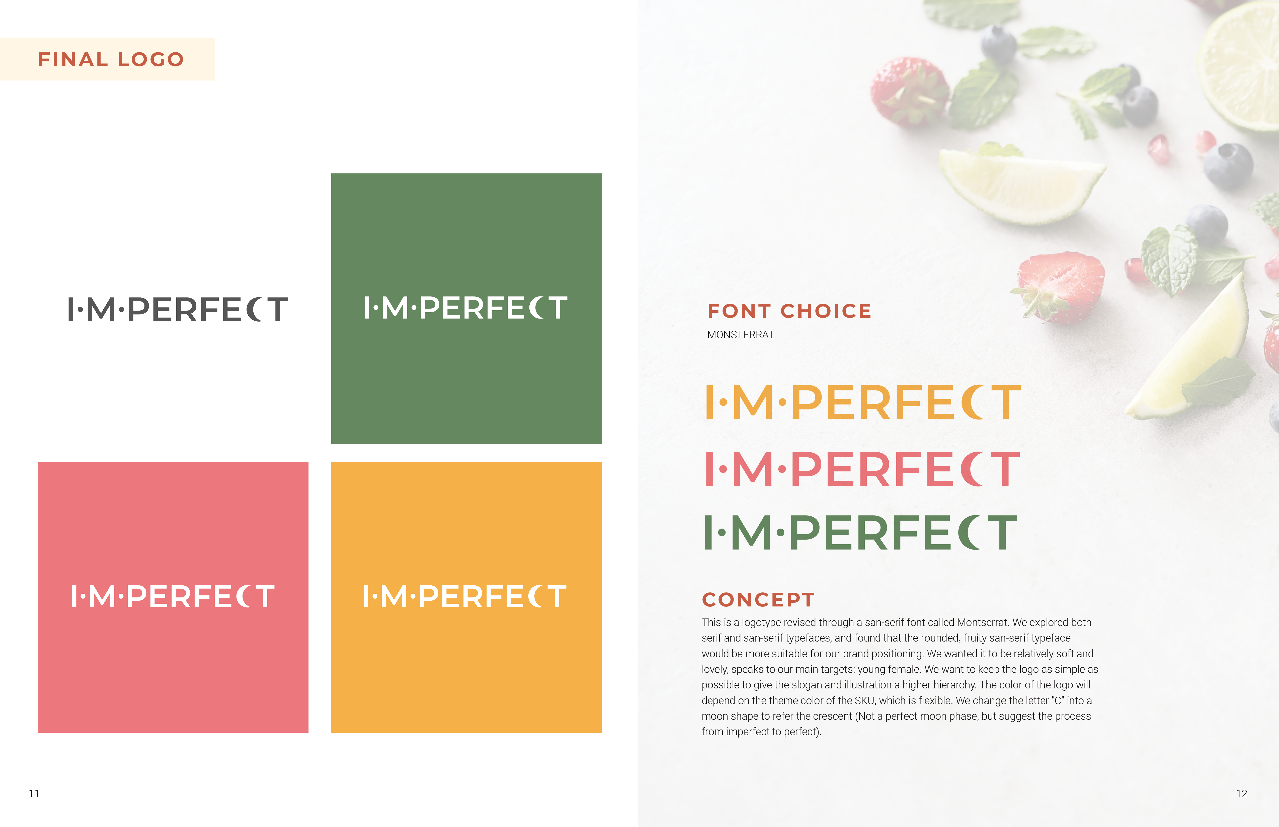 I·M·Perfect /Packaging+Branding design