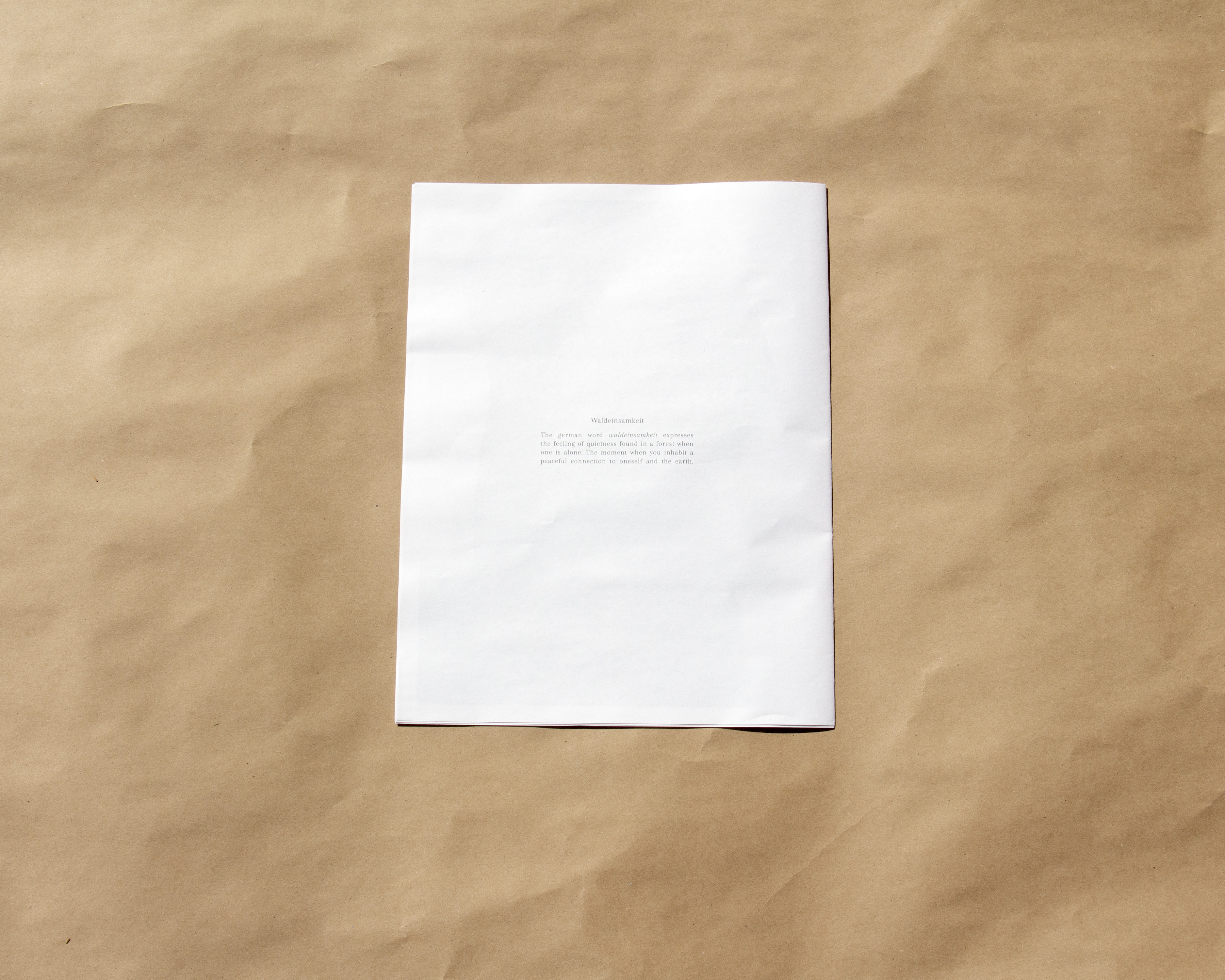 waldeinsamkeit