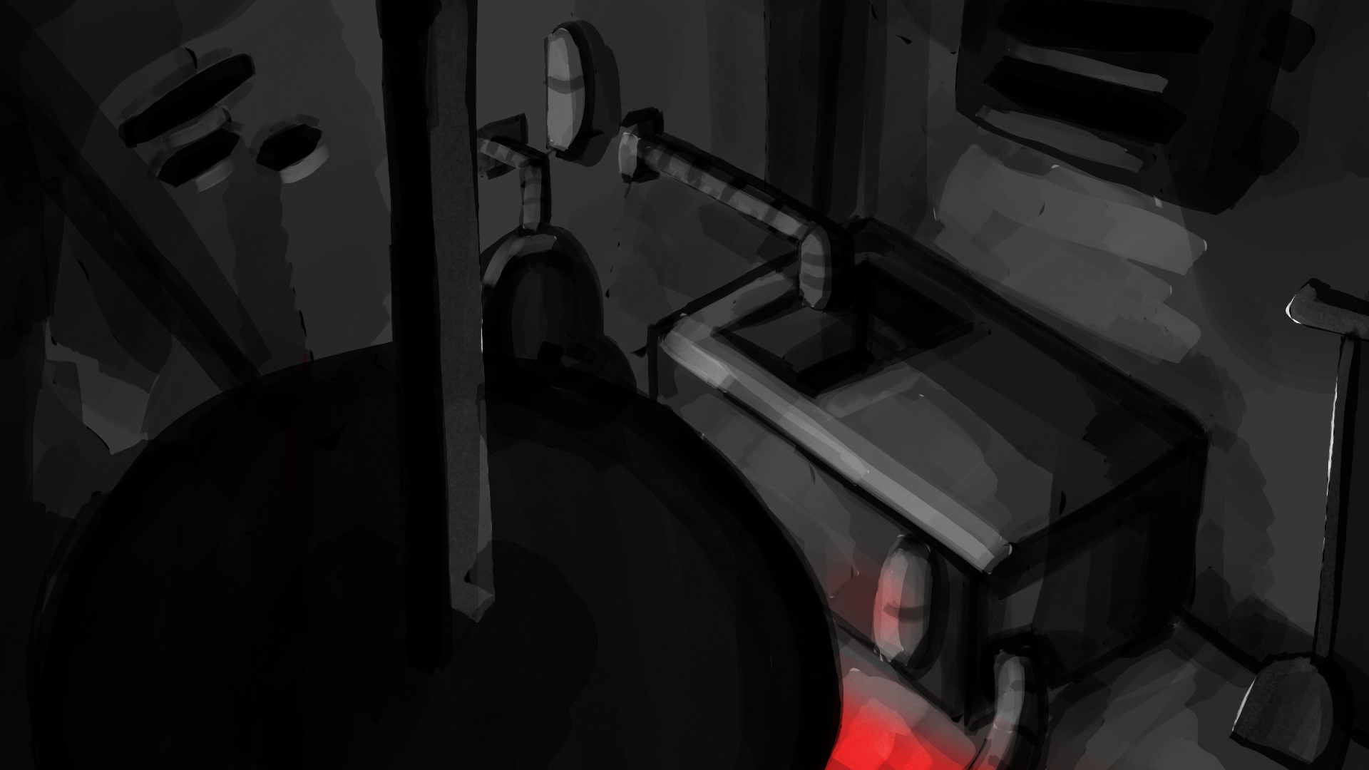 Waste Backgrounds and Characters