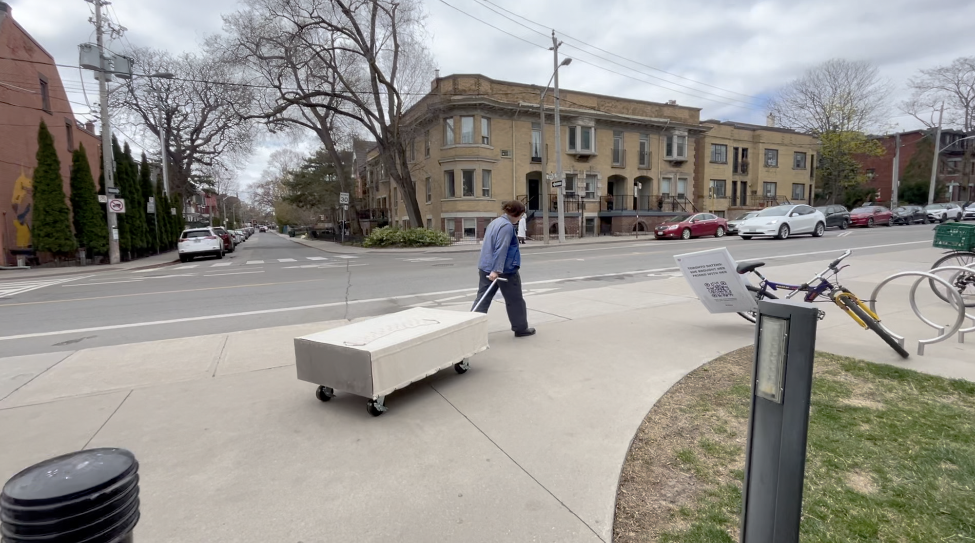 I'M TRYING TO TALK ABOUT GRIEF but with a swing a wagon and walking