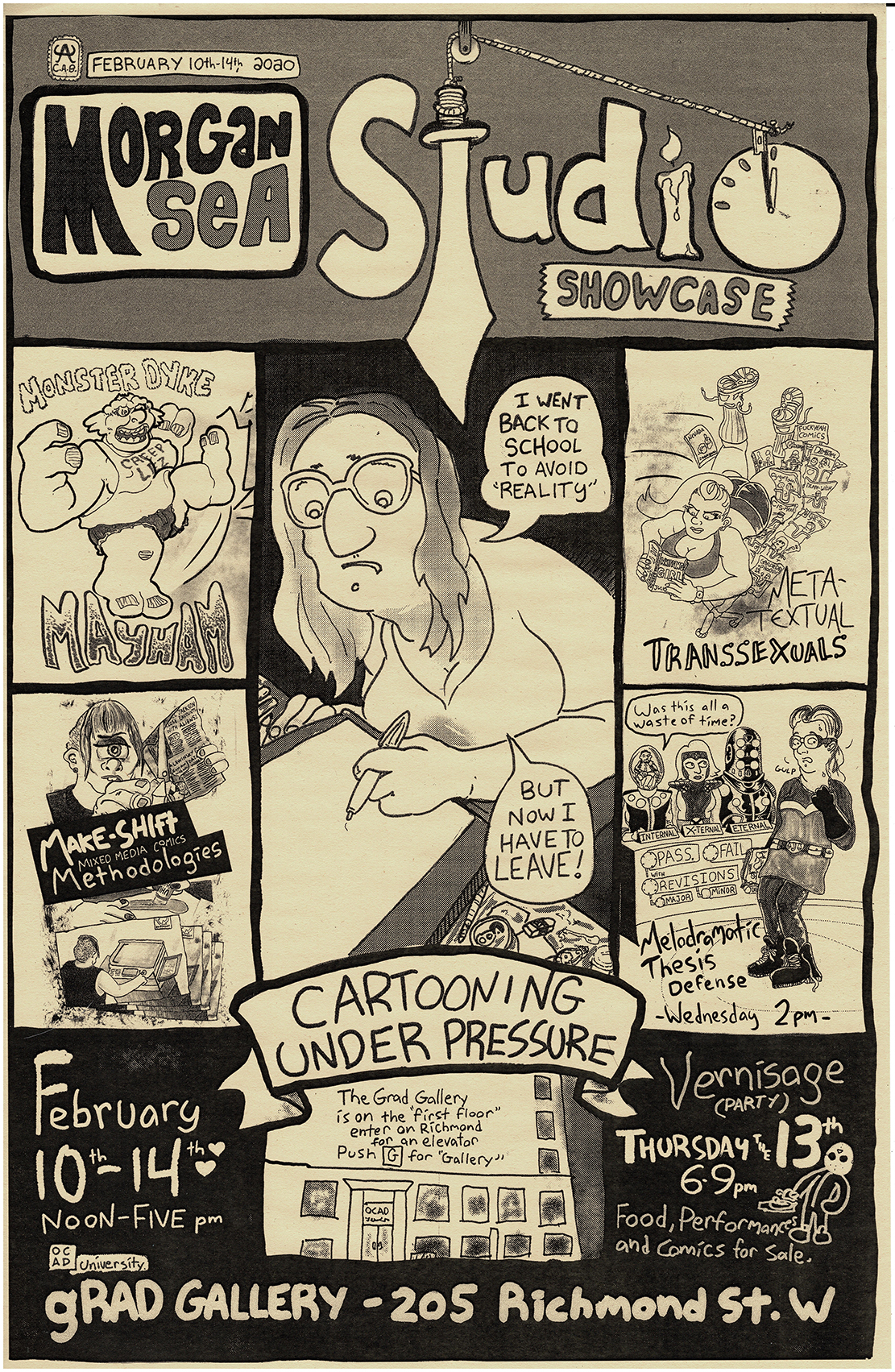 Morgan Sea Studio Showcase Promotional Poster