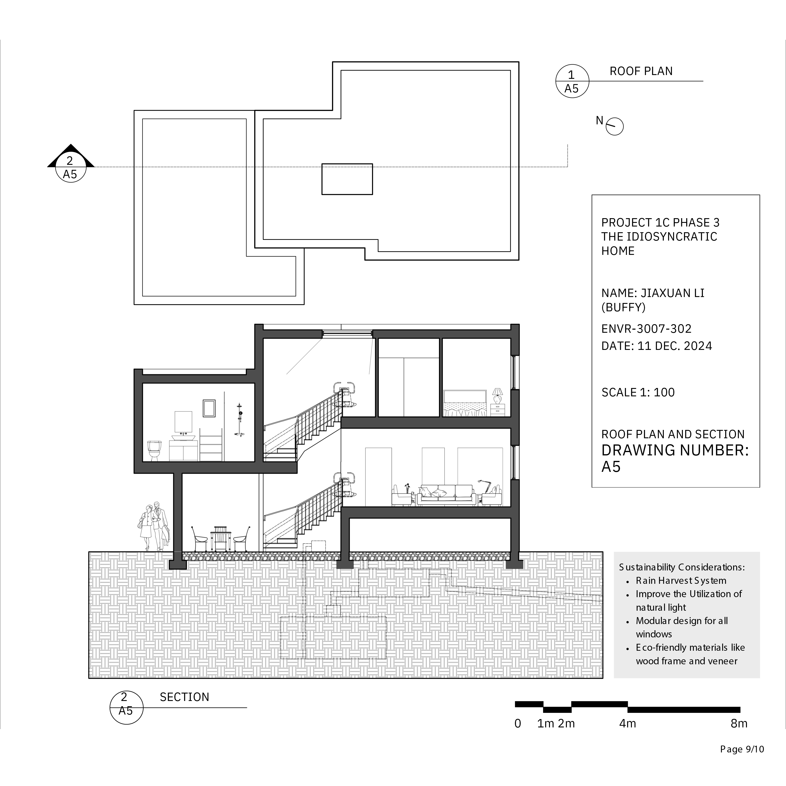 Staggered Glow: Laneway House with Elderly-oriented Design