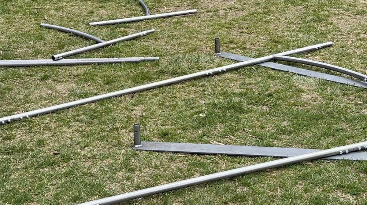 I'M TRYING TO TALK ABOUT GRIEF but with a swing a wagon and walking