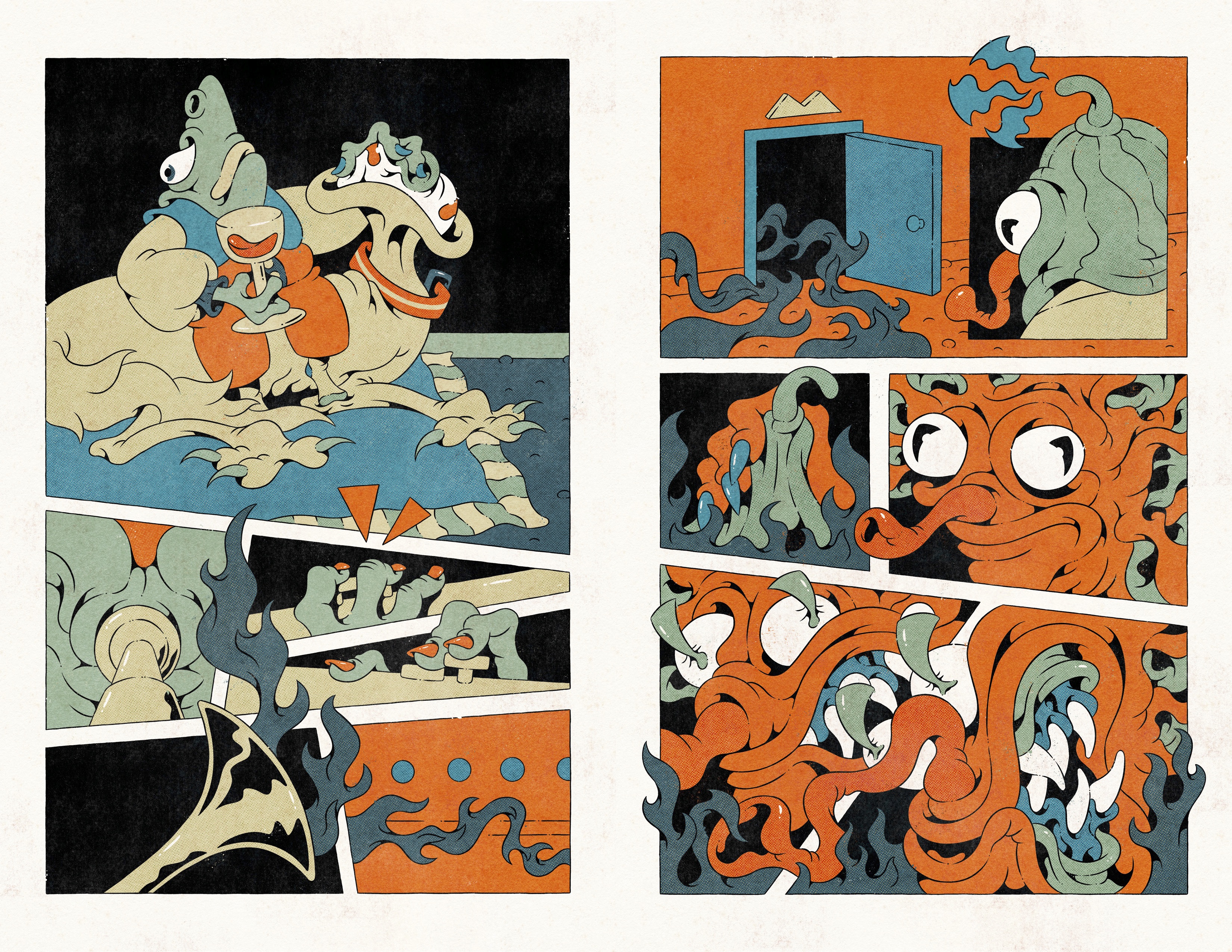 Groove, pages 16 + 17