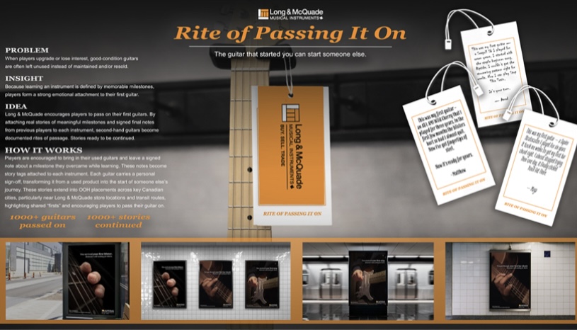 Long McQuade: Rite of Passing It On