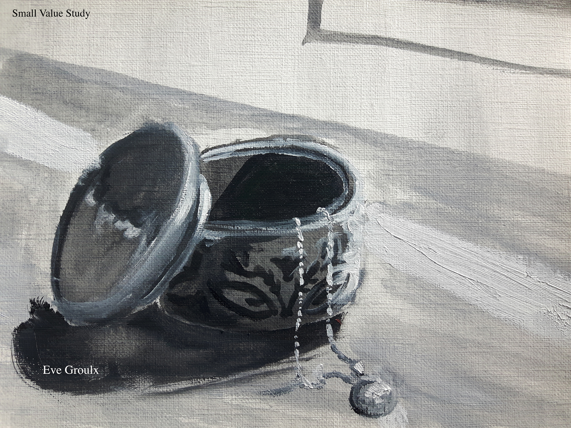 Jewelry Jar and Necklace