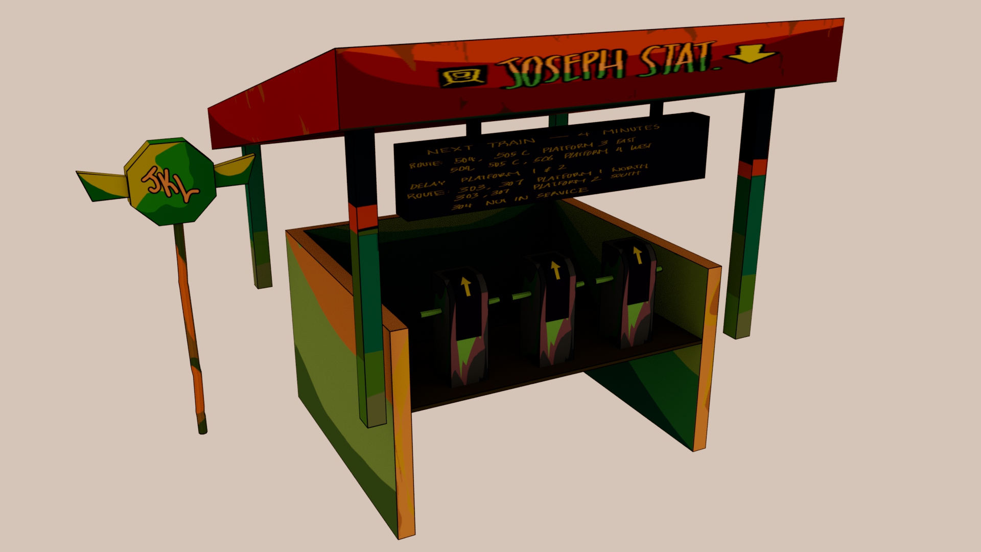 Subway 3D Model