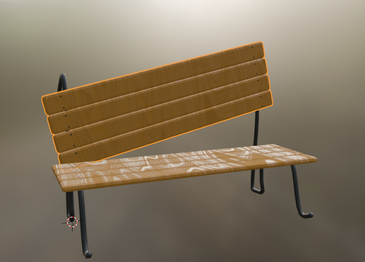 3D Model Bench