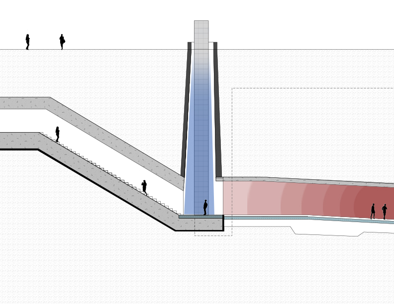 Lightshaft + Tunnel Senses Section