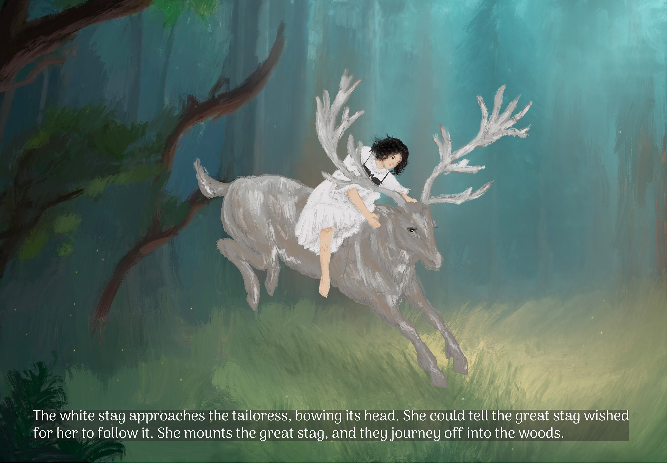 “The Crystal Coffin” - The Illustrated Story Scene 4